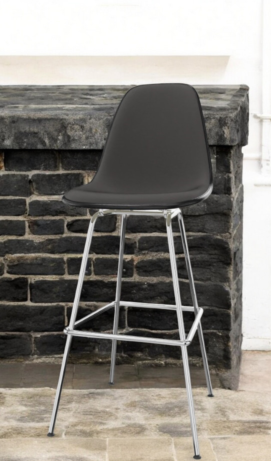 Eames Plastic Bar Stool Barhocker High Vollgepolstert Vitra 