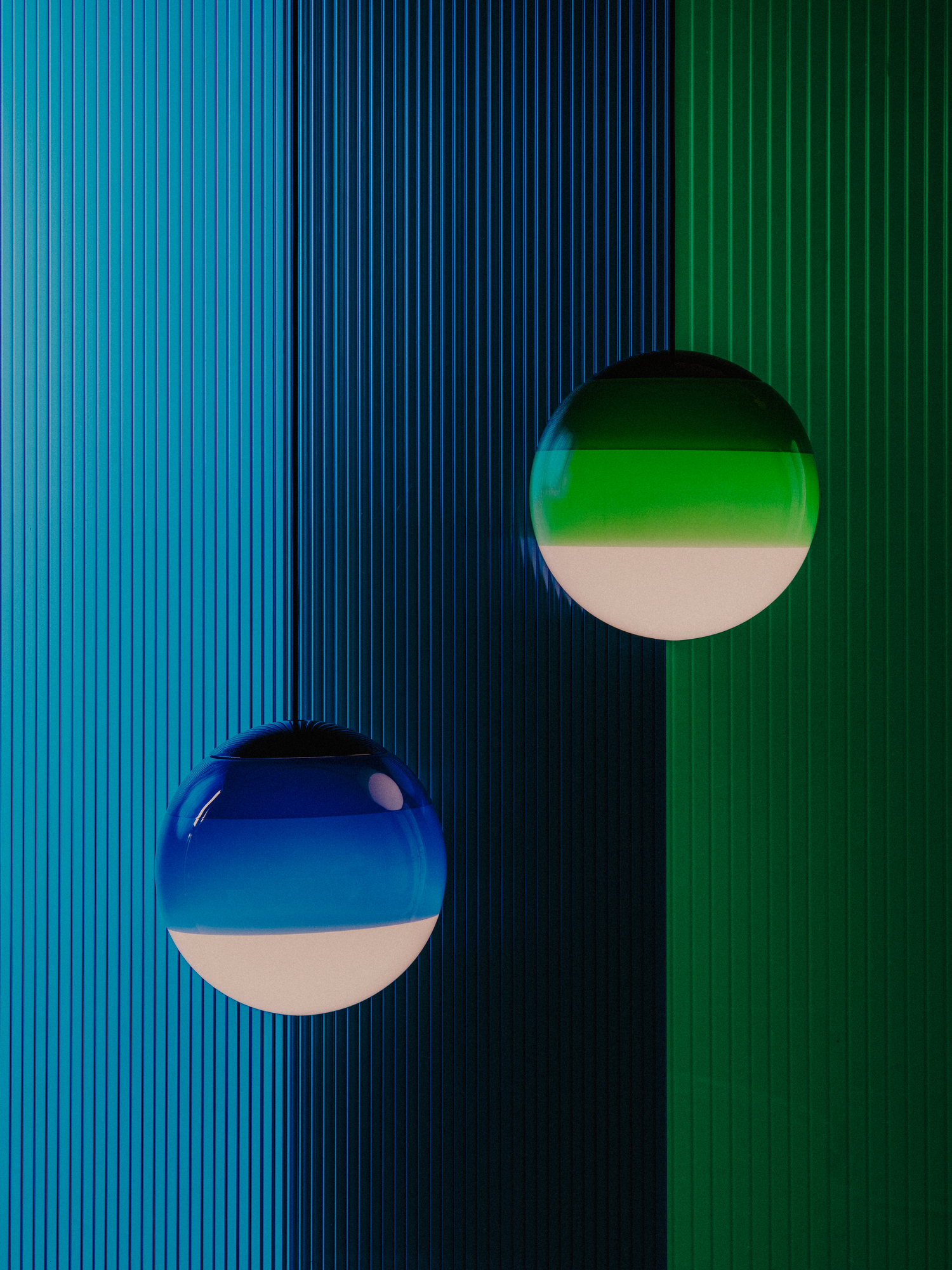 Dipping Light 30 LED Pendelleuchte Marset Grün