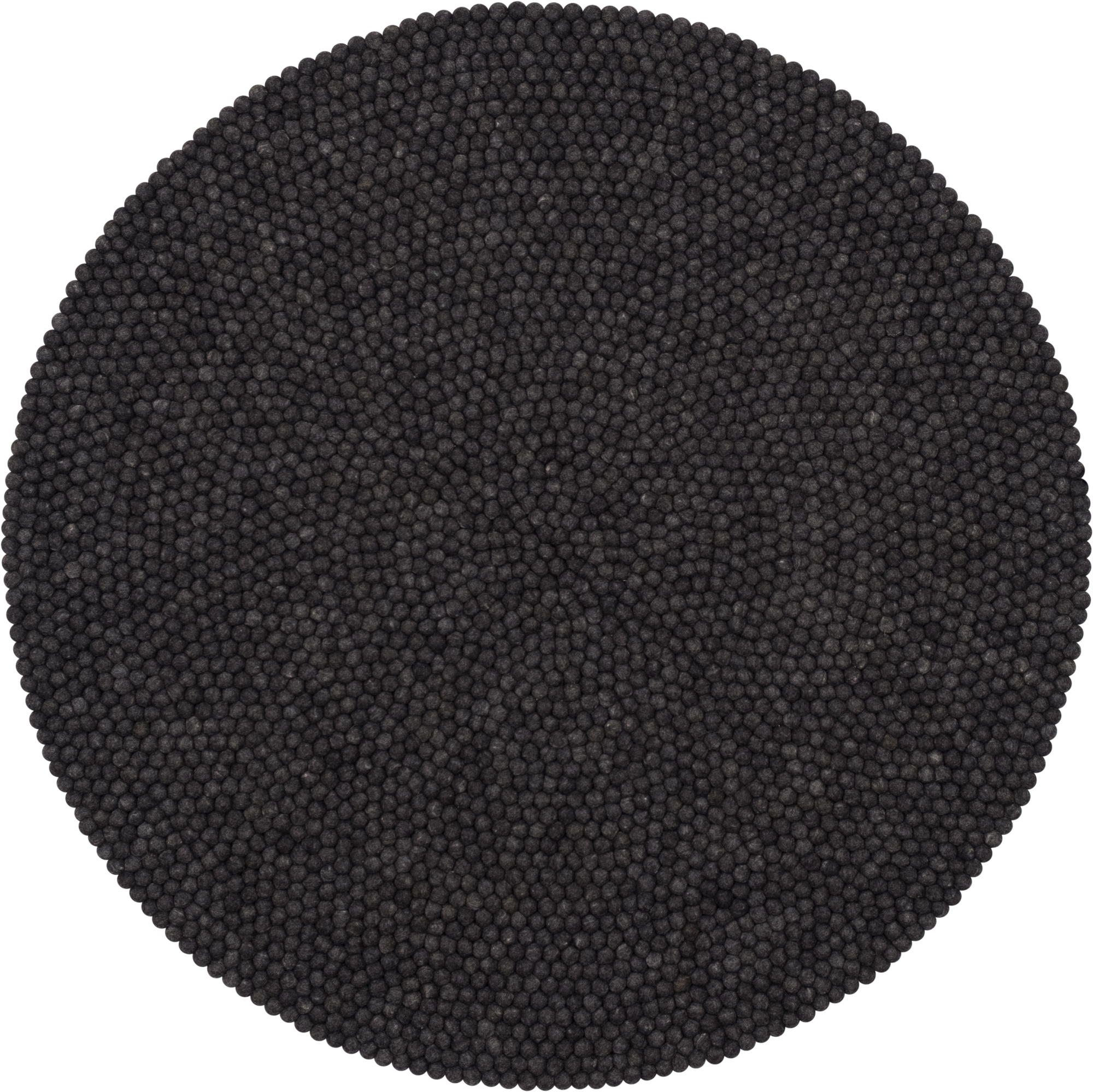 Filzkugel Teppich rund 180 cm myfelt