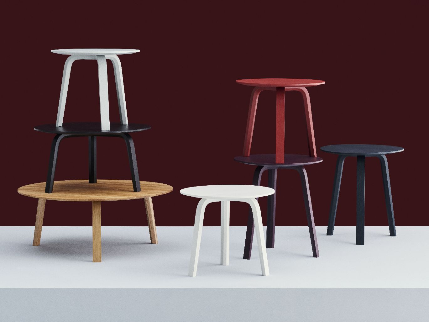 Bella Coffee Table Beistelltisch Ø 80 x H 32 cm Hay