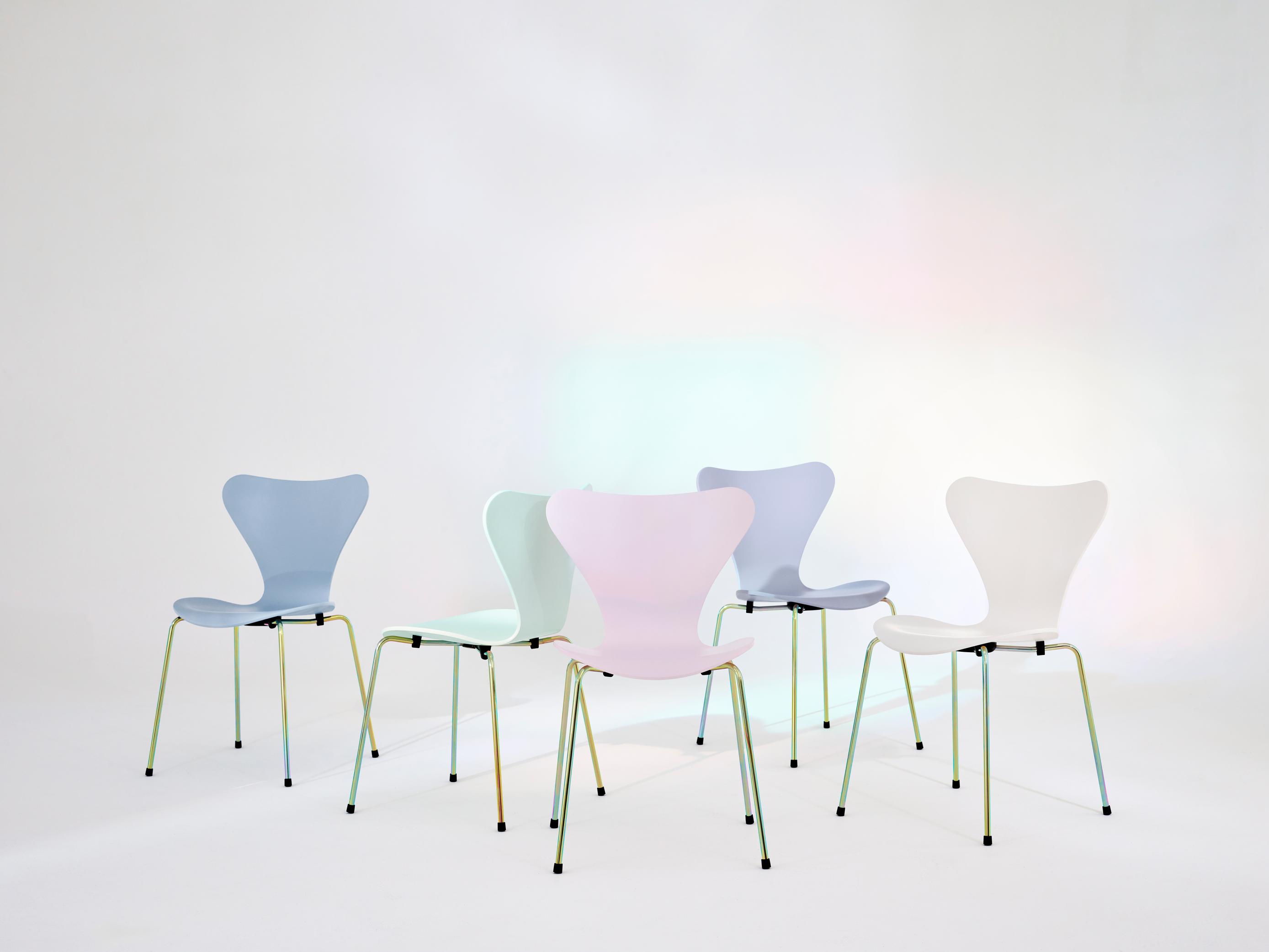 Siebener / Serie Stuhl 3107 Fritz Hansen Ever the Sevener LIMITED EDITION