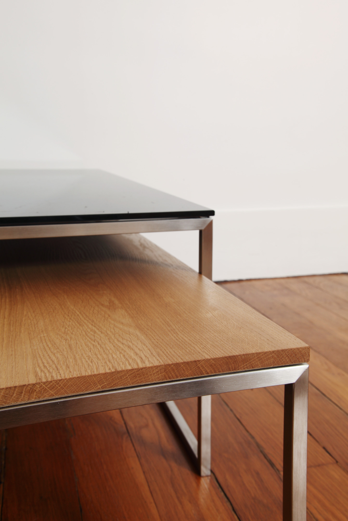Less H 5/2 Eiche Couchtisch Hans Hansen