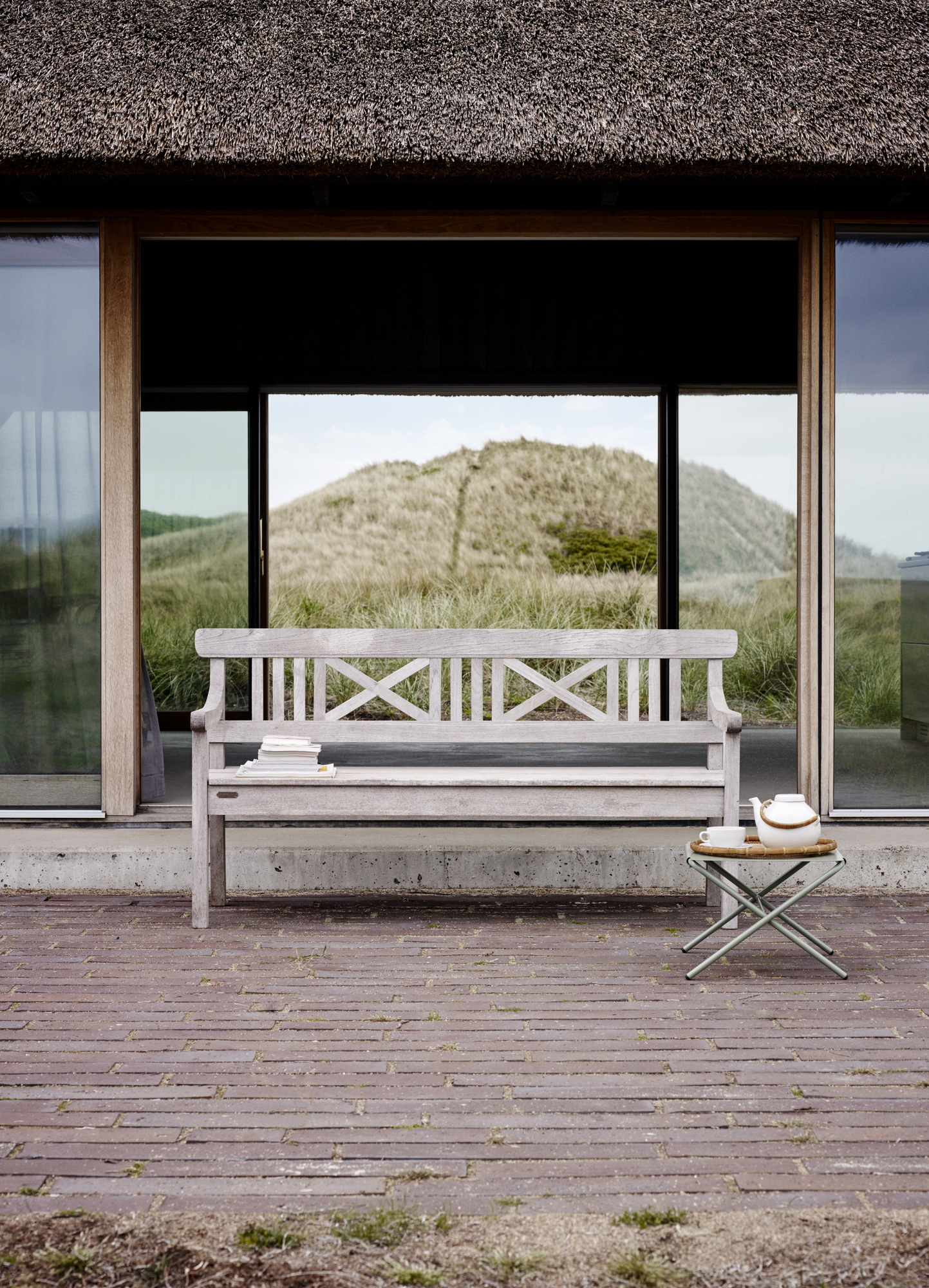 Drachmann Bench Bank 120 Outdoor Skagerak by Fritz Hansen