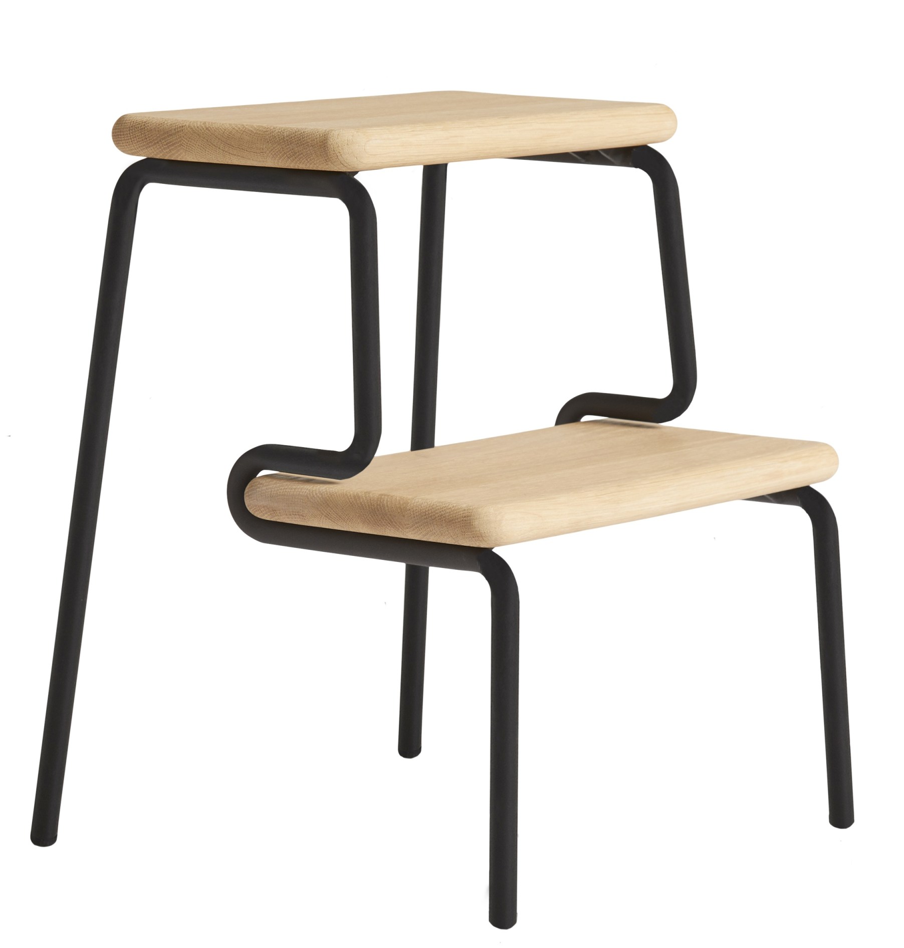 Slalom Step Stool Tritthocker Woud