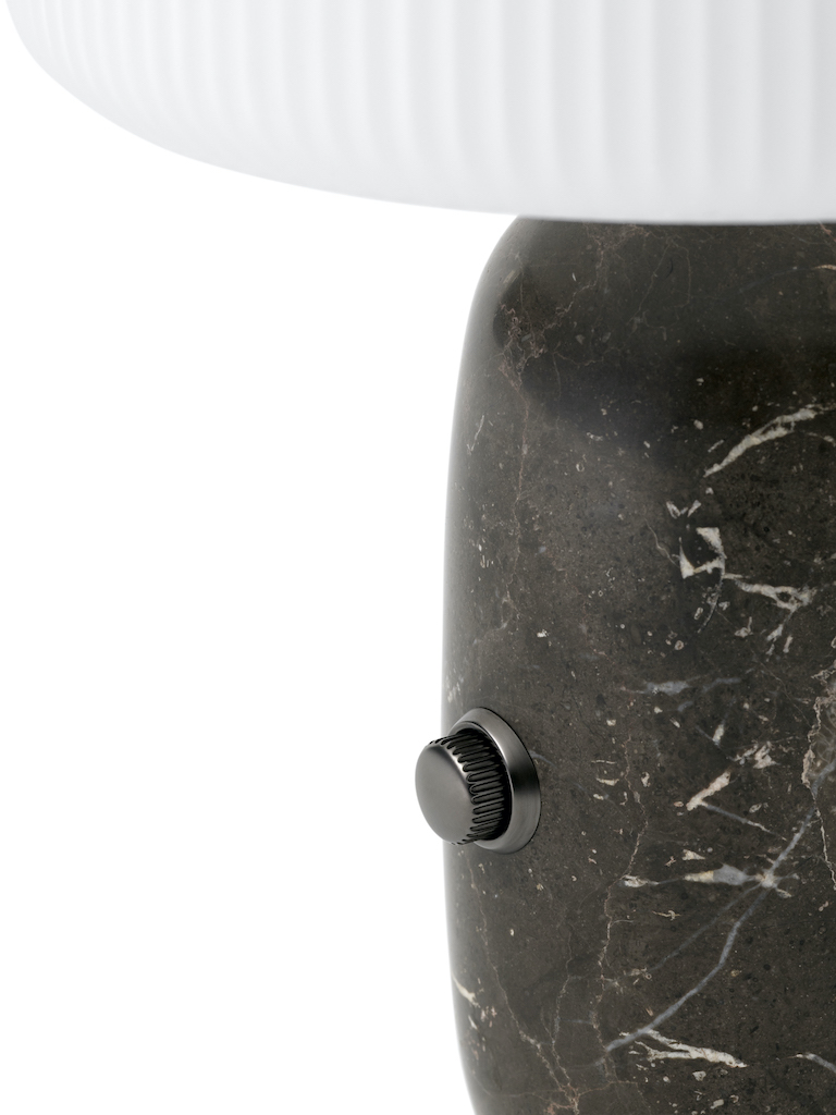 Sculpture Tischlampe klein grau Vipp