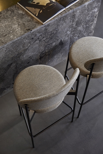 Series 430 Bar Stool Barhocker 75 cm SCHWARZ / REMIX 123 Verpan EINZELSTÜCK