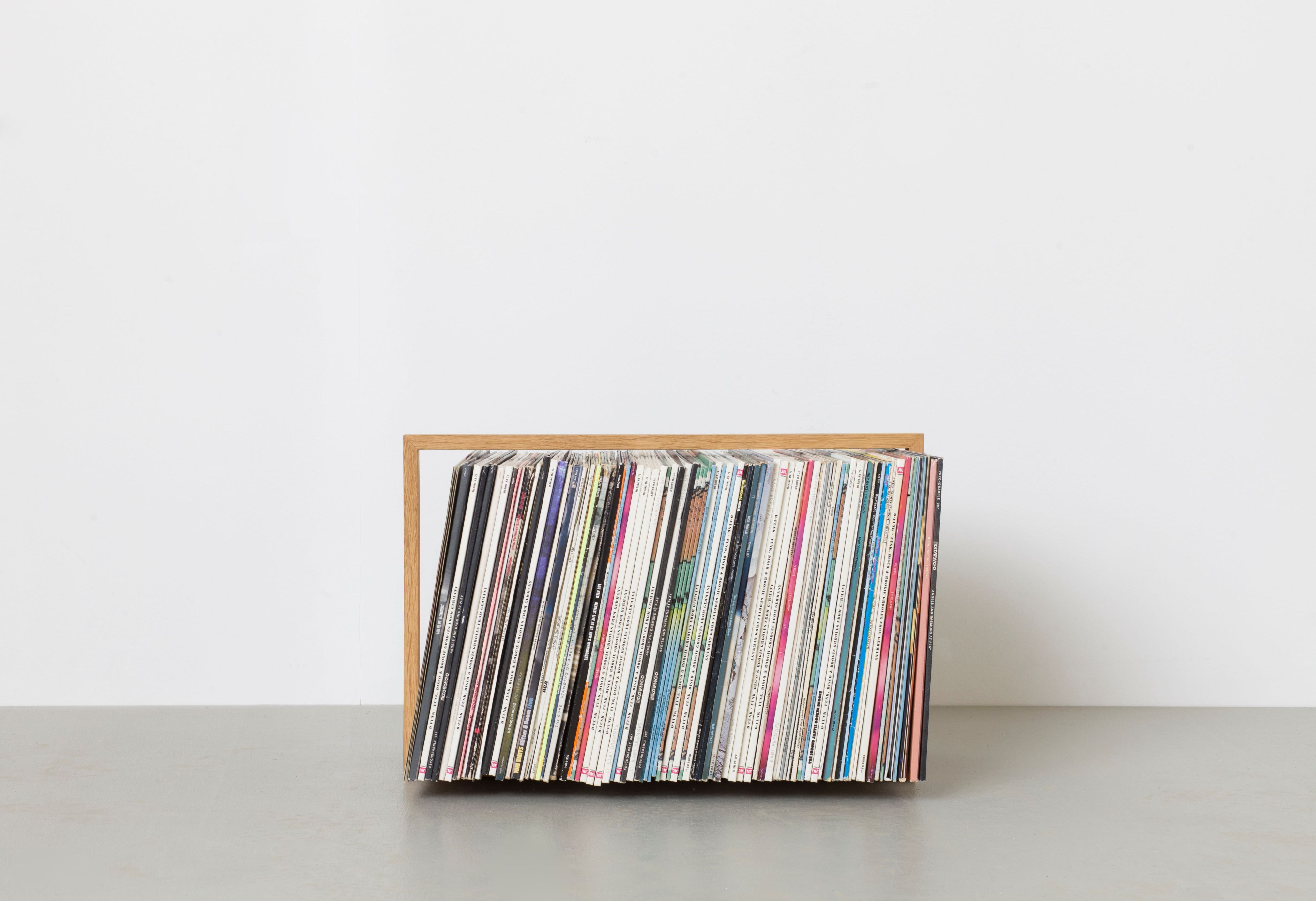 Vinyl b-Seite2 Plattenregal Eiche das kleine b Vinyl b-Seite2 Plattenregal Eiche das kleine b