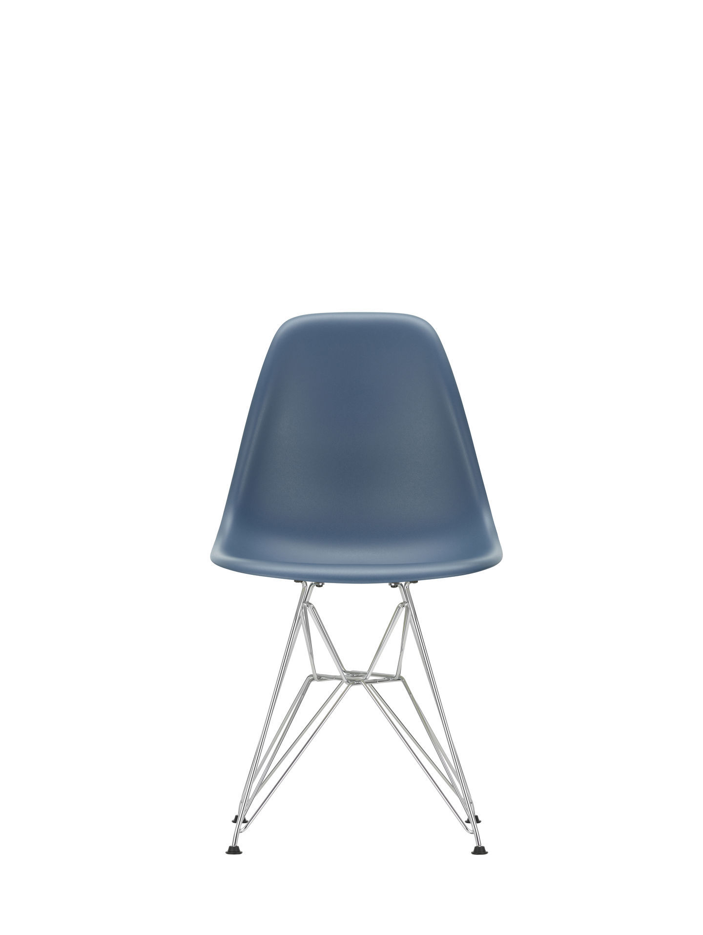 Eames Plastic Side Chair DSR Stuhl Vitra Schwarz-Granit grau