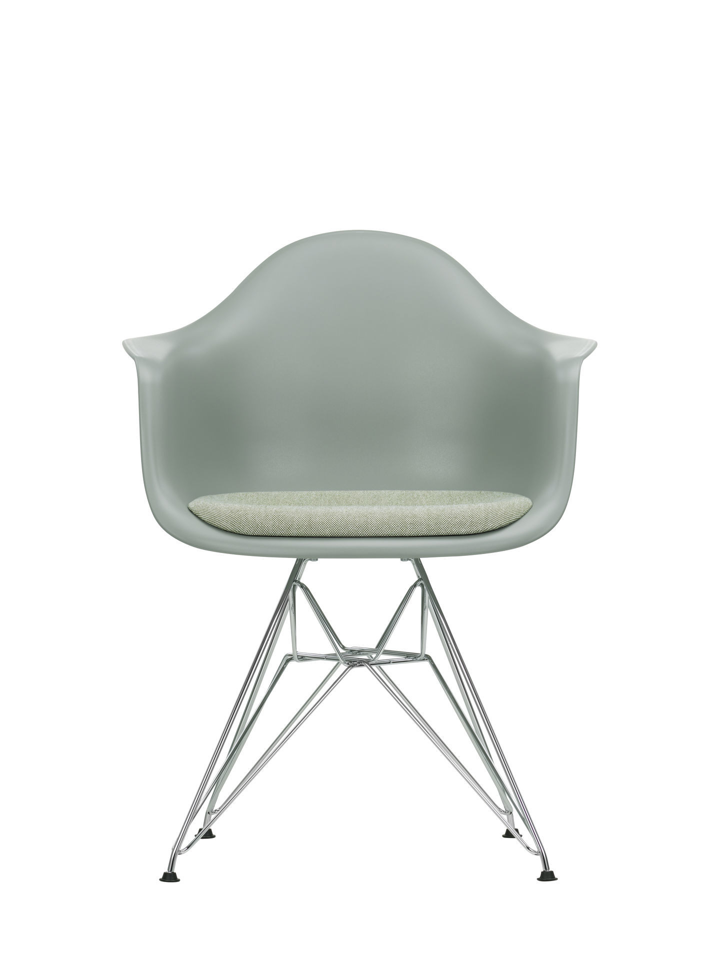 Eames Plastic Arm Chair DAR Stuhl mit Sitzpolster Vitra
