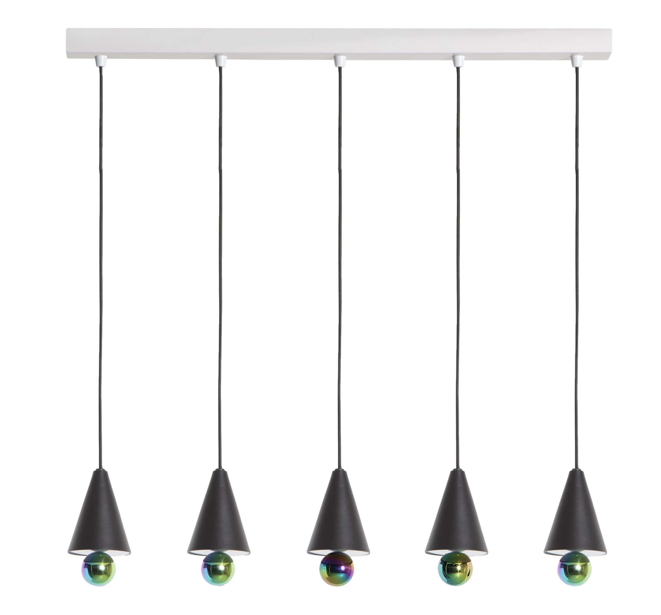Cherry Pendant light Pendelleuchte 5-er Set Linear Petite Friture 
