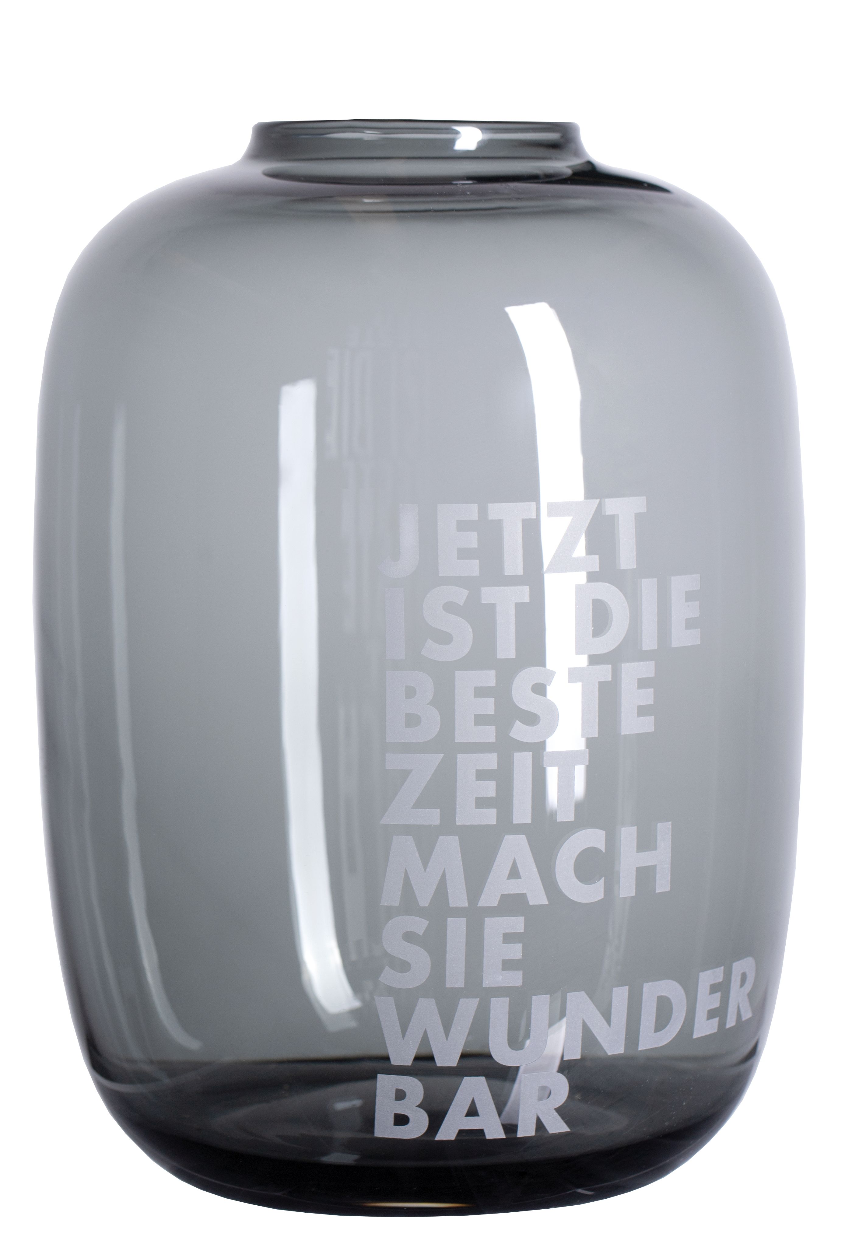 Living Beste Zeit Glasvase Räder EINZELSTÜCK