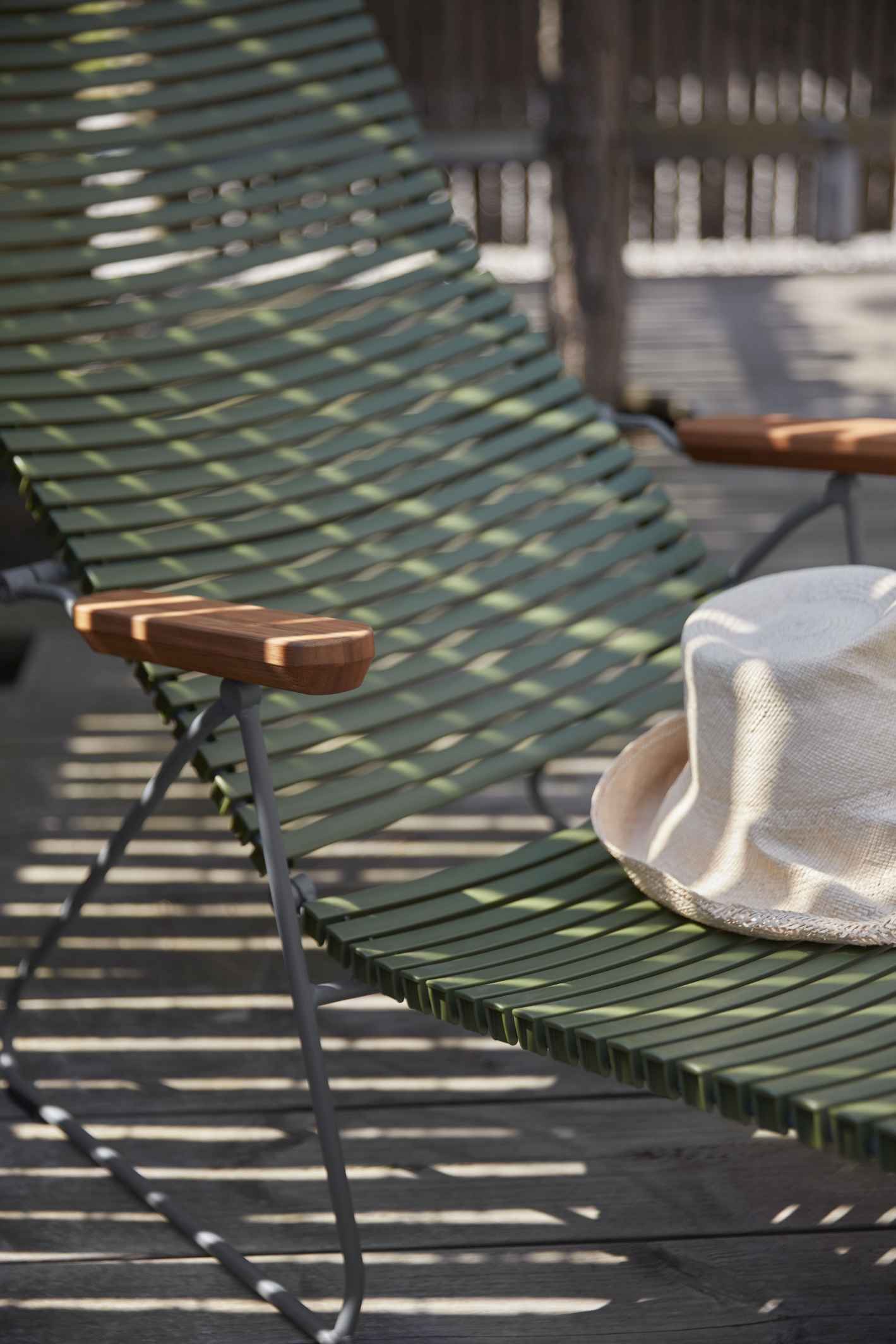 Click Sunlounger Outdoor Sonnenliege Houe Schwarz