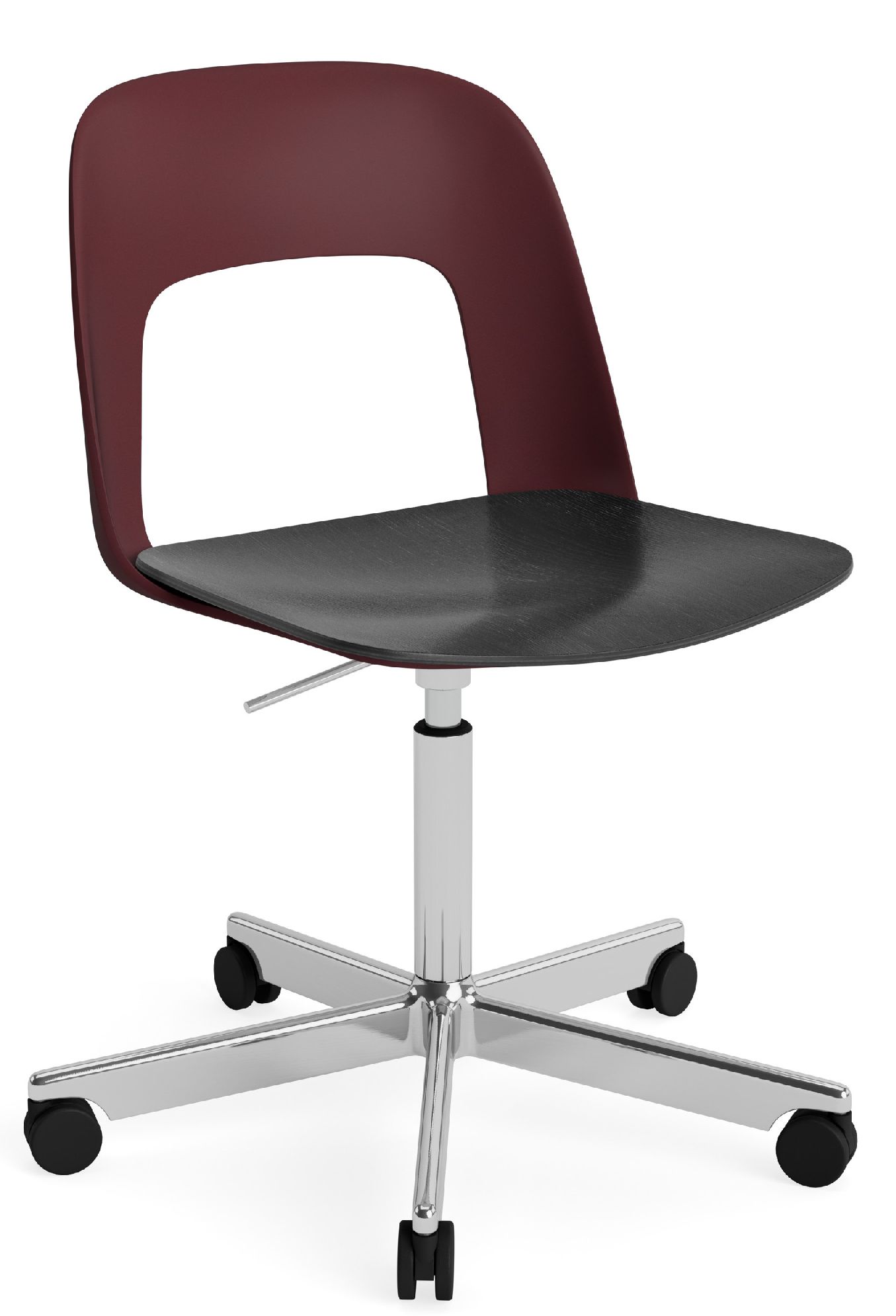 Layout Side Chair 142 5-Stern Drehfuß Stuhl Hay