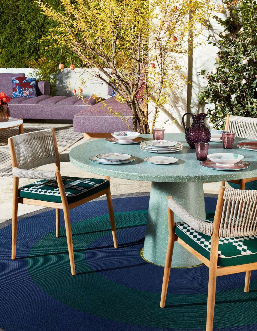 Dine Out Chair Stuhl mit Sitzkissen Cassina