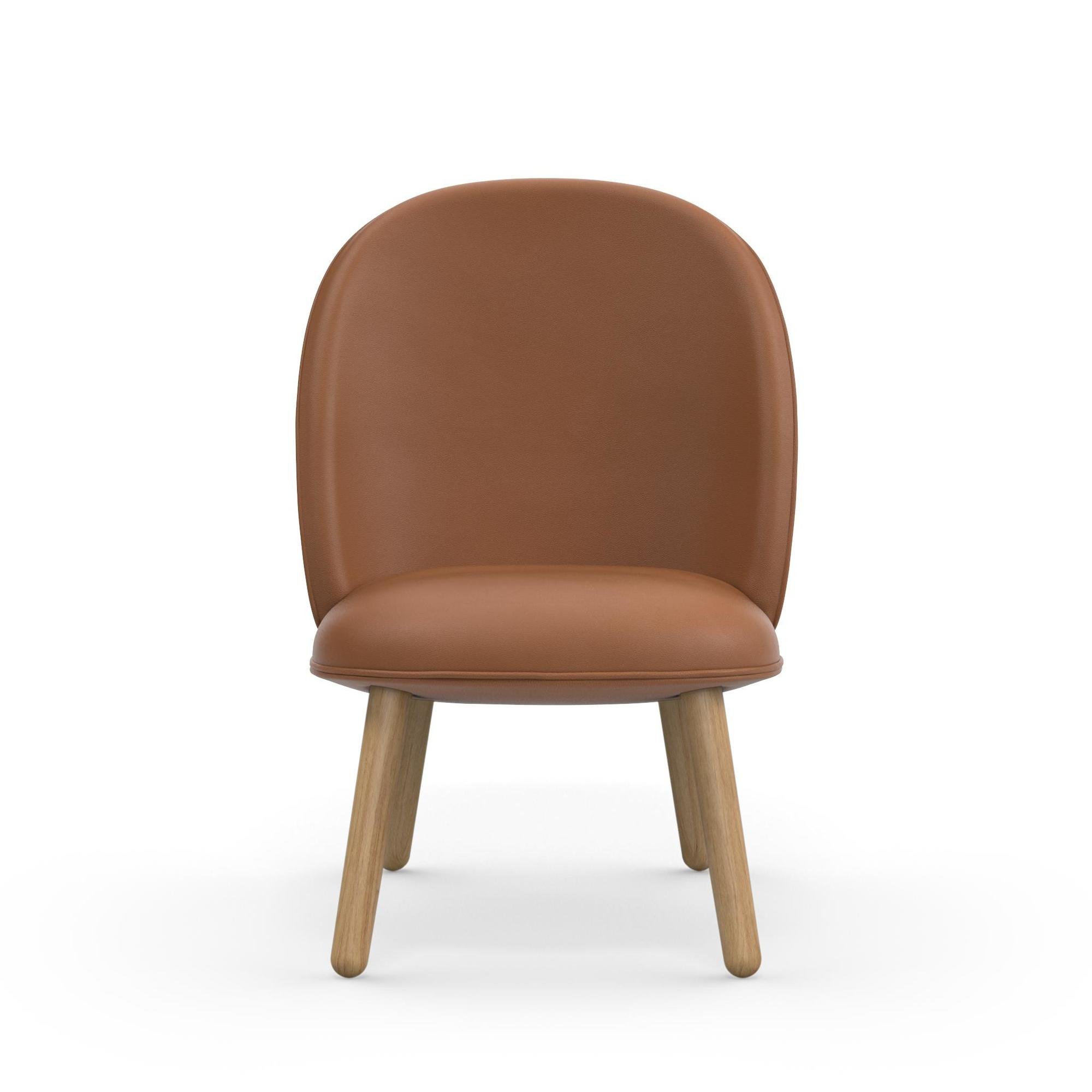 Ace Lounge Sessel Eiche Normann Copenhagen Ultra Leather