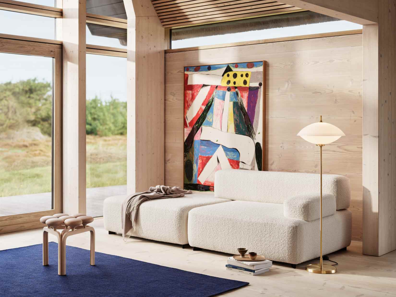 Utzon Stool Hocker Fritz Hansen