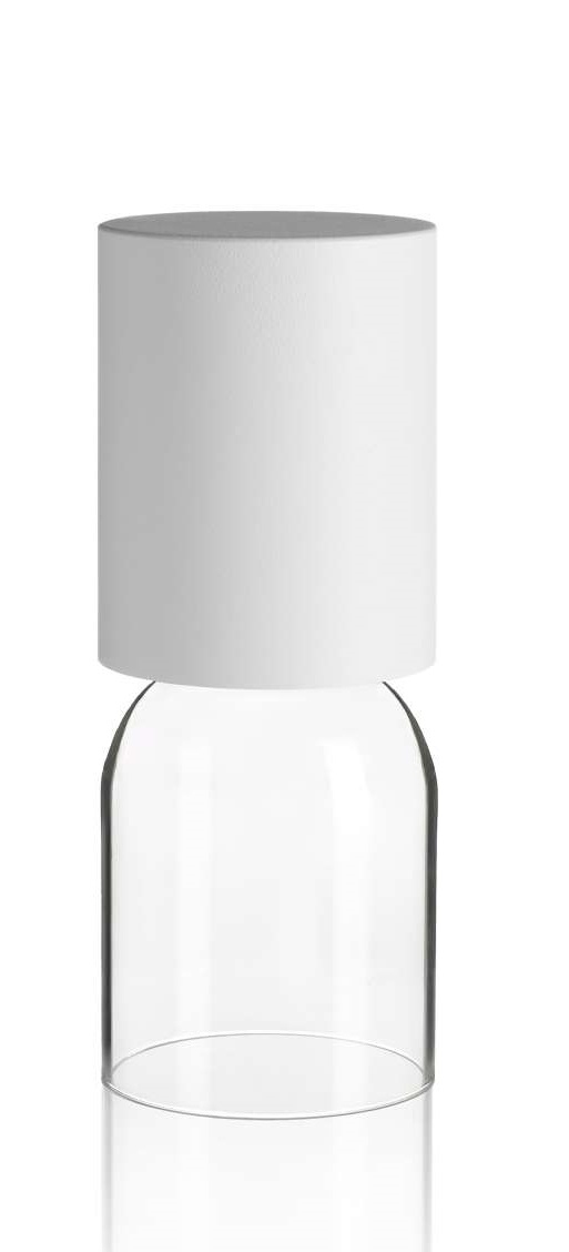 A02R1 NUI Mini Outdoor Portable lamp Akkuleuchte / Tischleuchte Weiß Luceplan EINZELSTÜCK