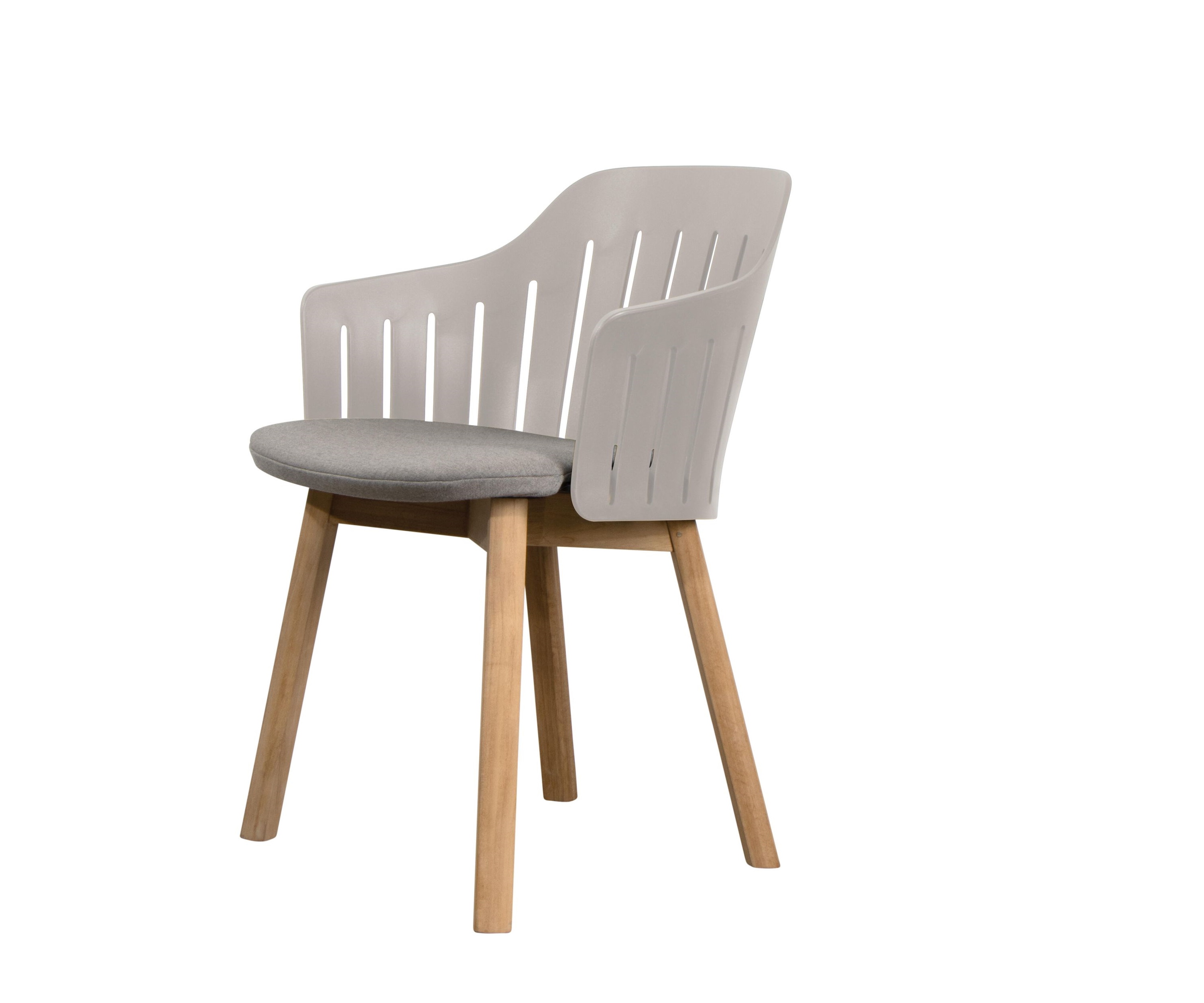 Choice Outdoor Stuhl Teakgestell 4 Beine Taupe Cane-Line