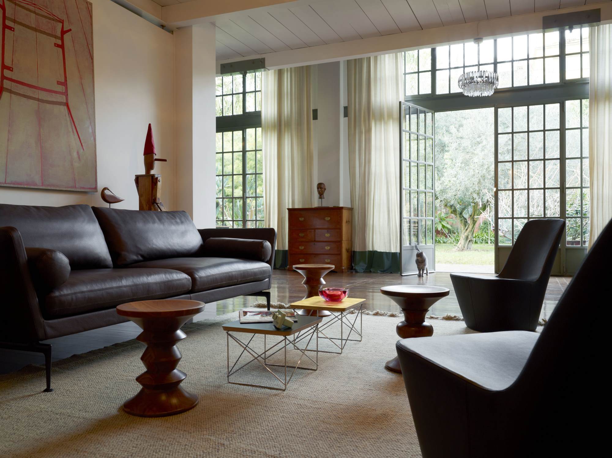 Occasional LTR Beistelltisch Eiche dunkel massiv Vitra