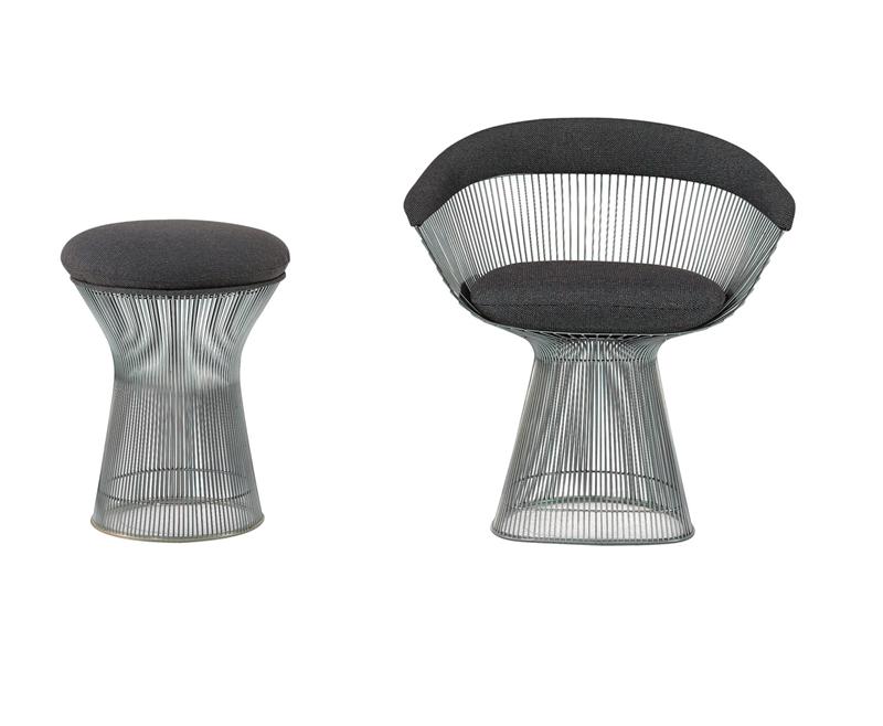 Platner Sitzhocker Knoll International