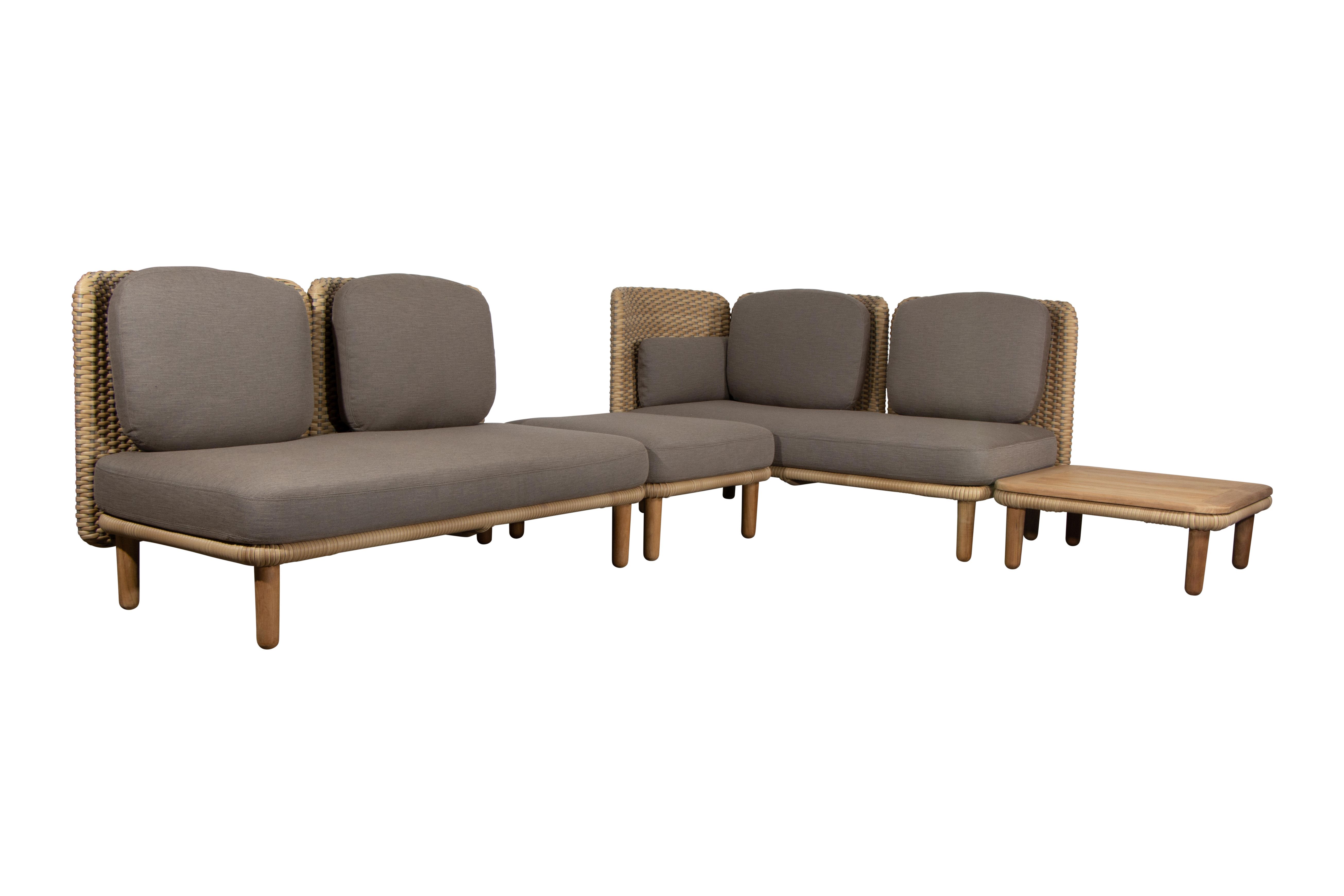 Arch Outdoor Couchtisch mit Teak Tischplatte Cane-Line