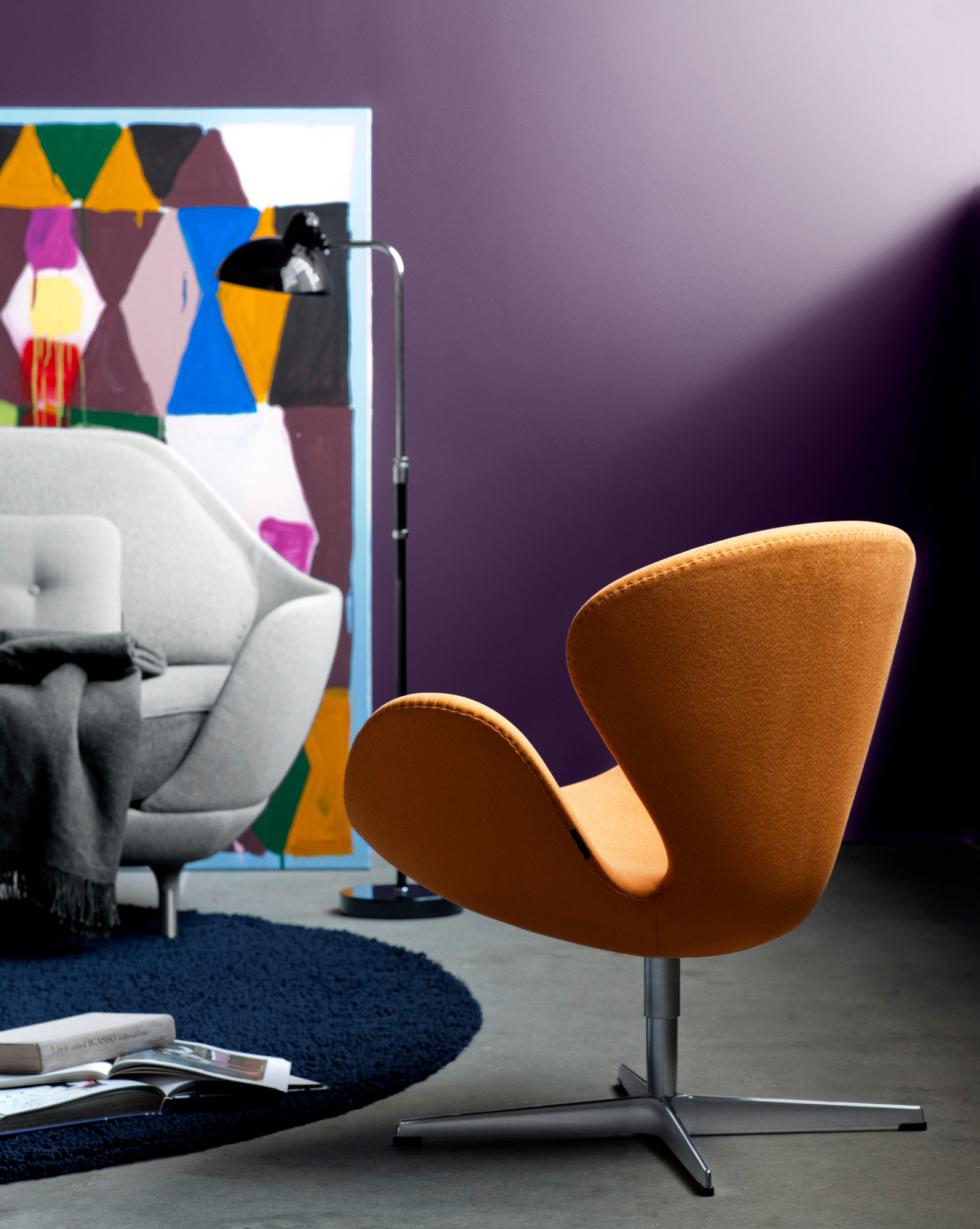 6580 F Luxus Stehleuchte KAISER idell Fritz Hansen