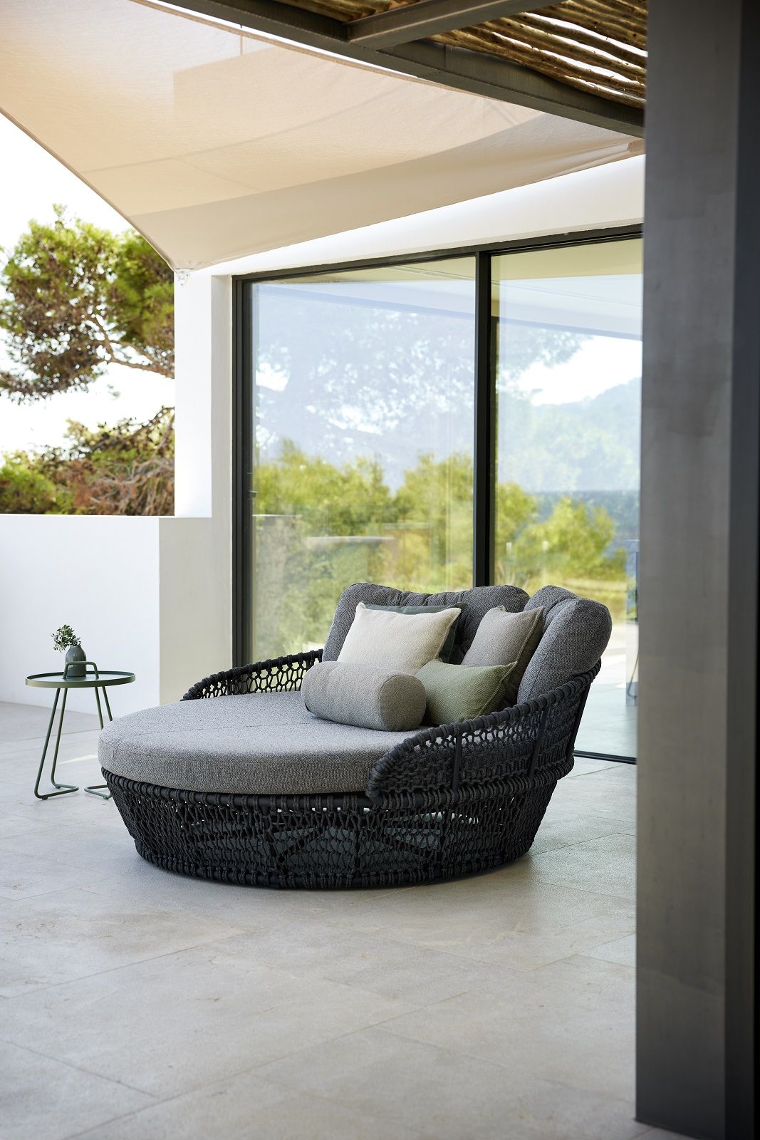 Ocean Outdoor Daybed Large Soft Rope Cane-Line 