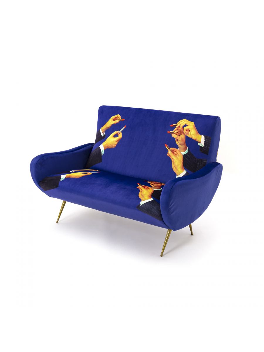 Toiletpaper 2-Sitzer-Sofa Lipsticks Seletti