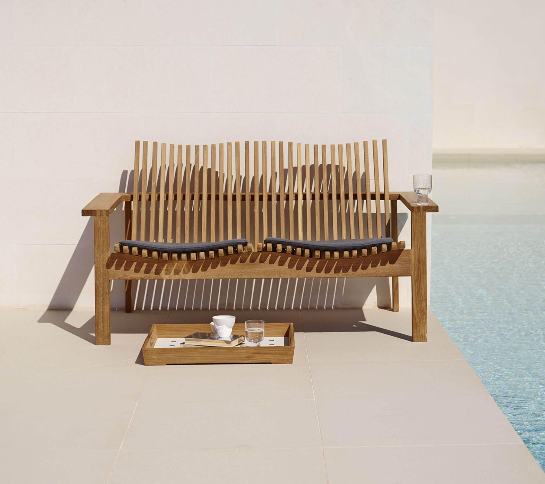 Amaze Outdoor 2-Sitzer Sofa Stapelbar Cane-Line