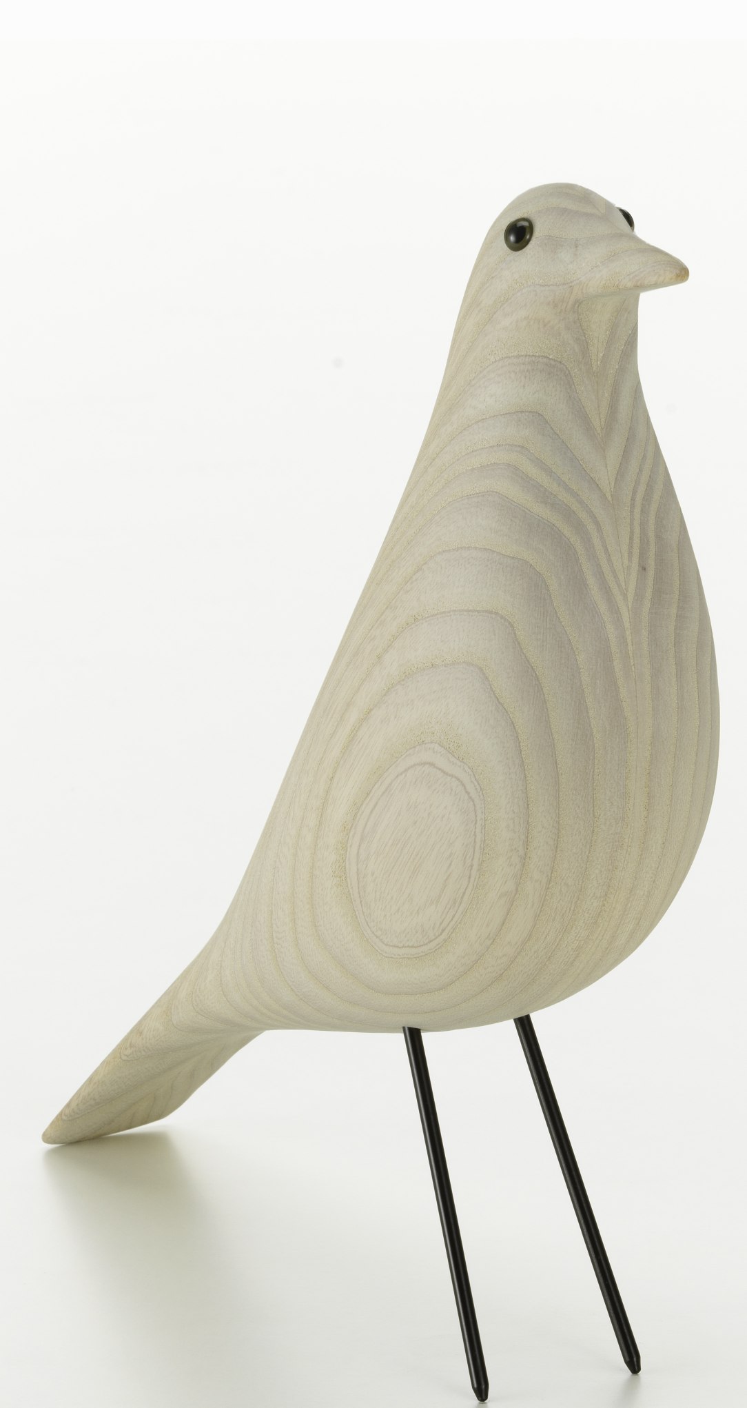 Eames House Bird Skulptur Esche weiß geölt Vitra Neue Version