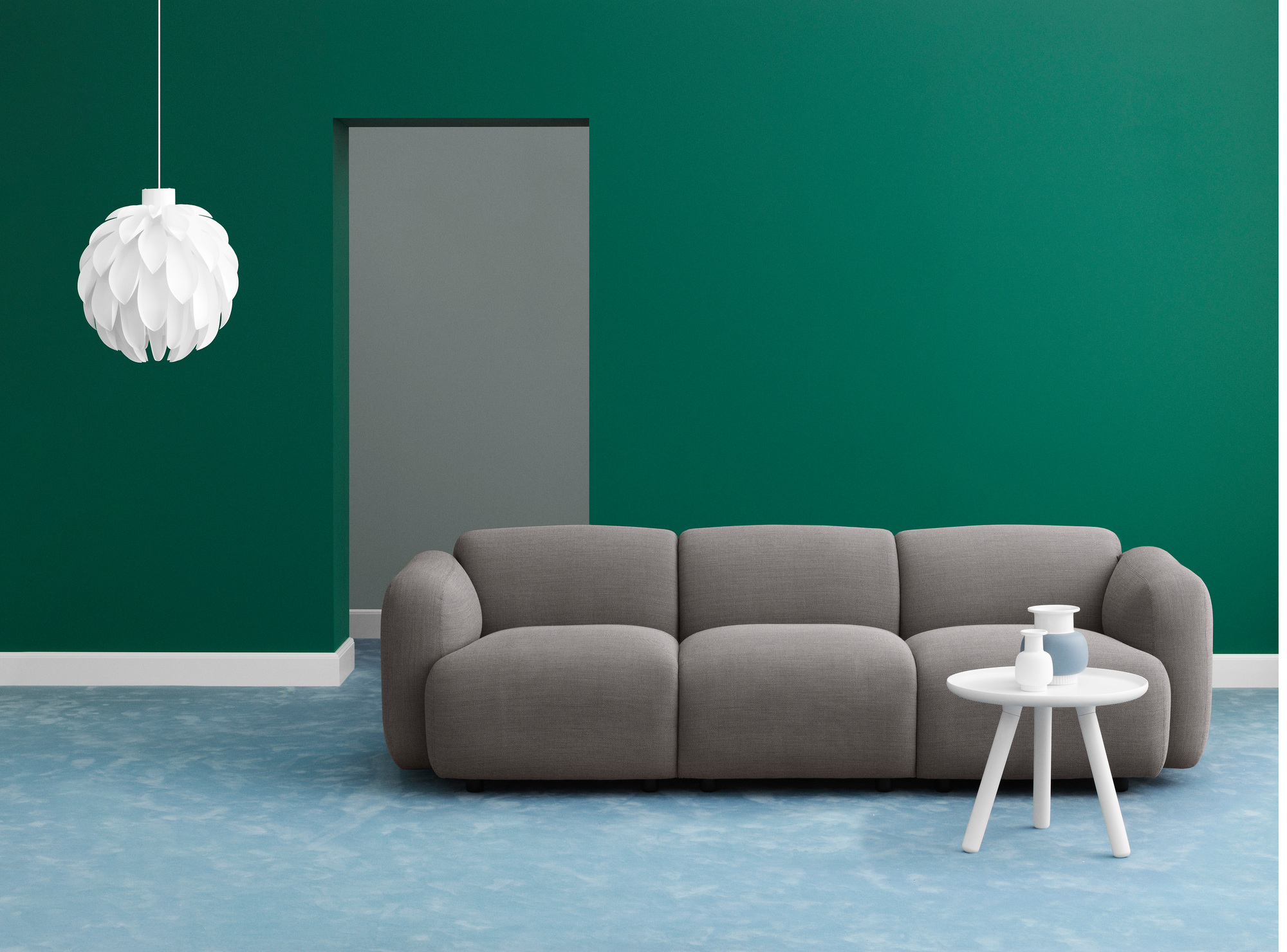 Tablo Table Large Couchtisch Normann Copenhagen Grau