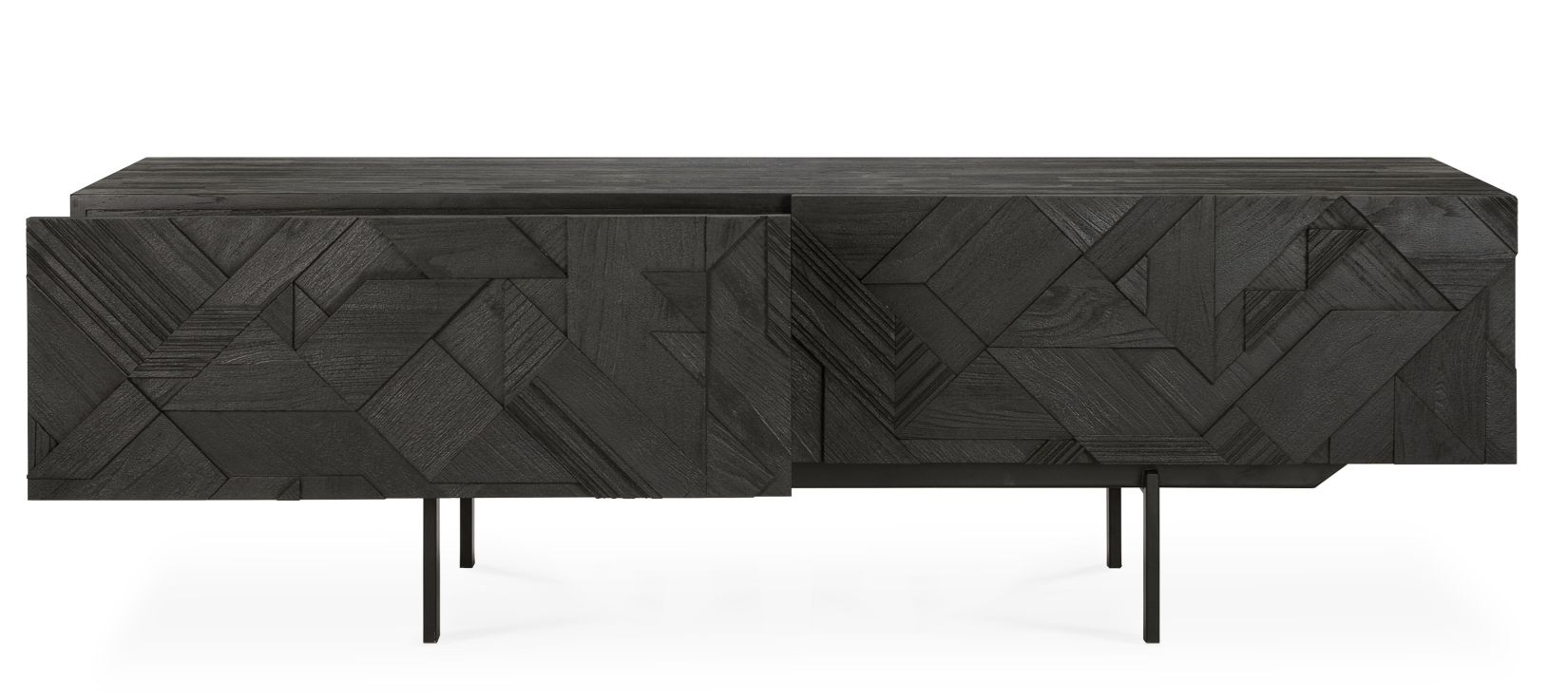 Graphic TV Möbel Teak Ethnicraft
