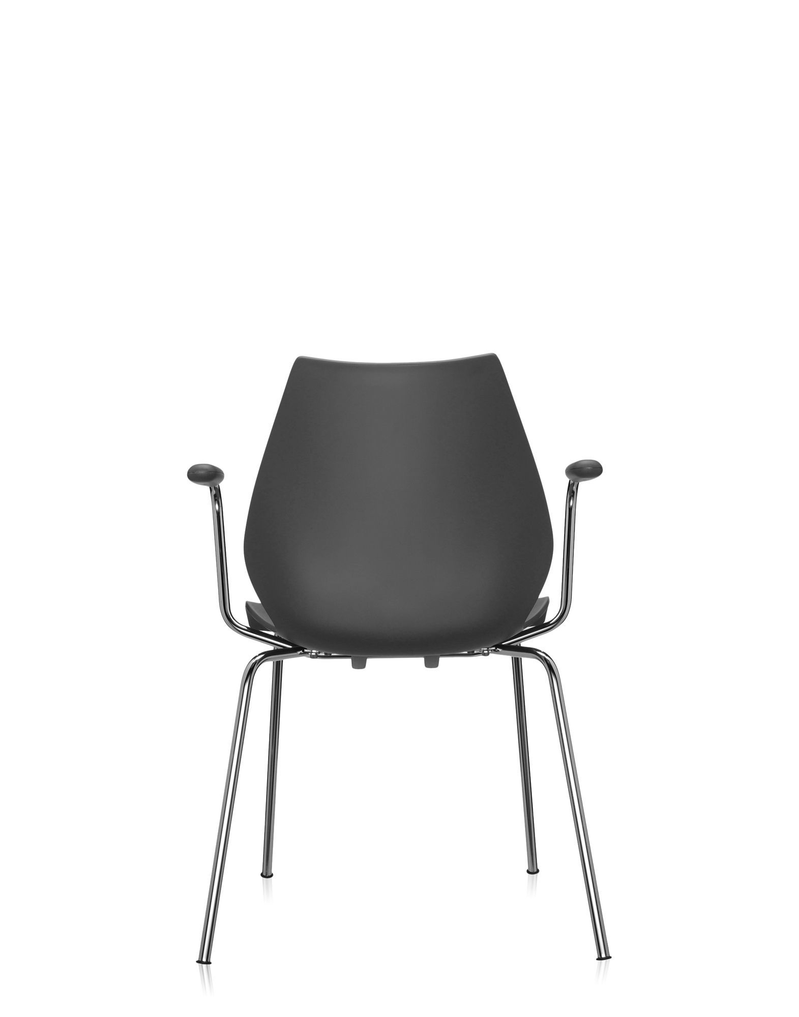 Maui Stuhl mit Armlehne Kartell Anthrazit