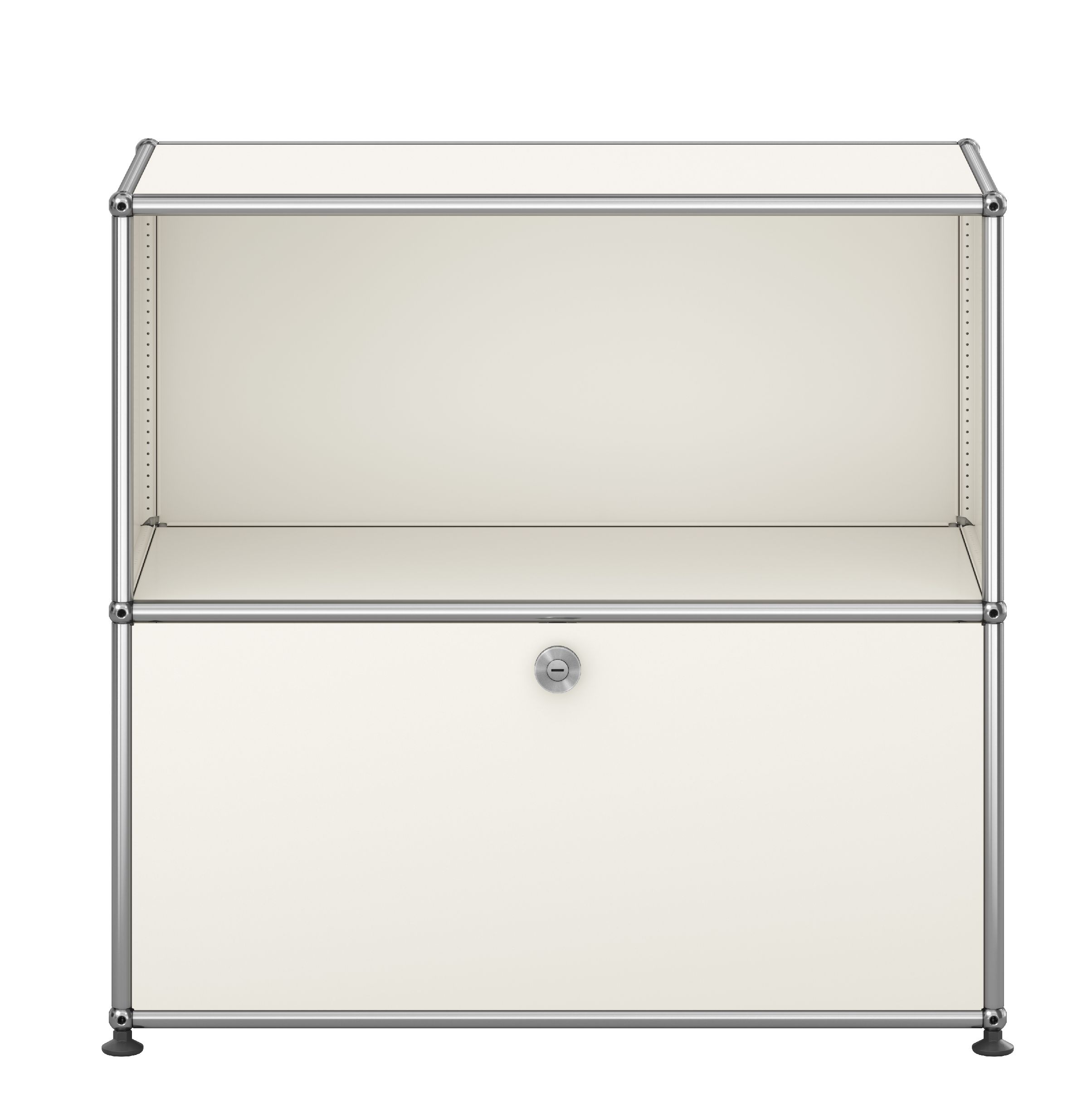 USM Haller Sideboard M62 1 Klappe / 1 Offen Reinweiss