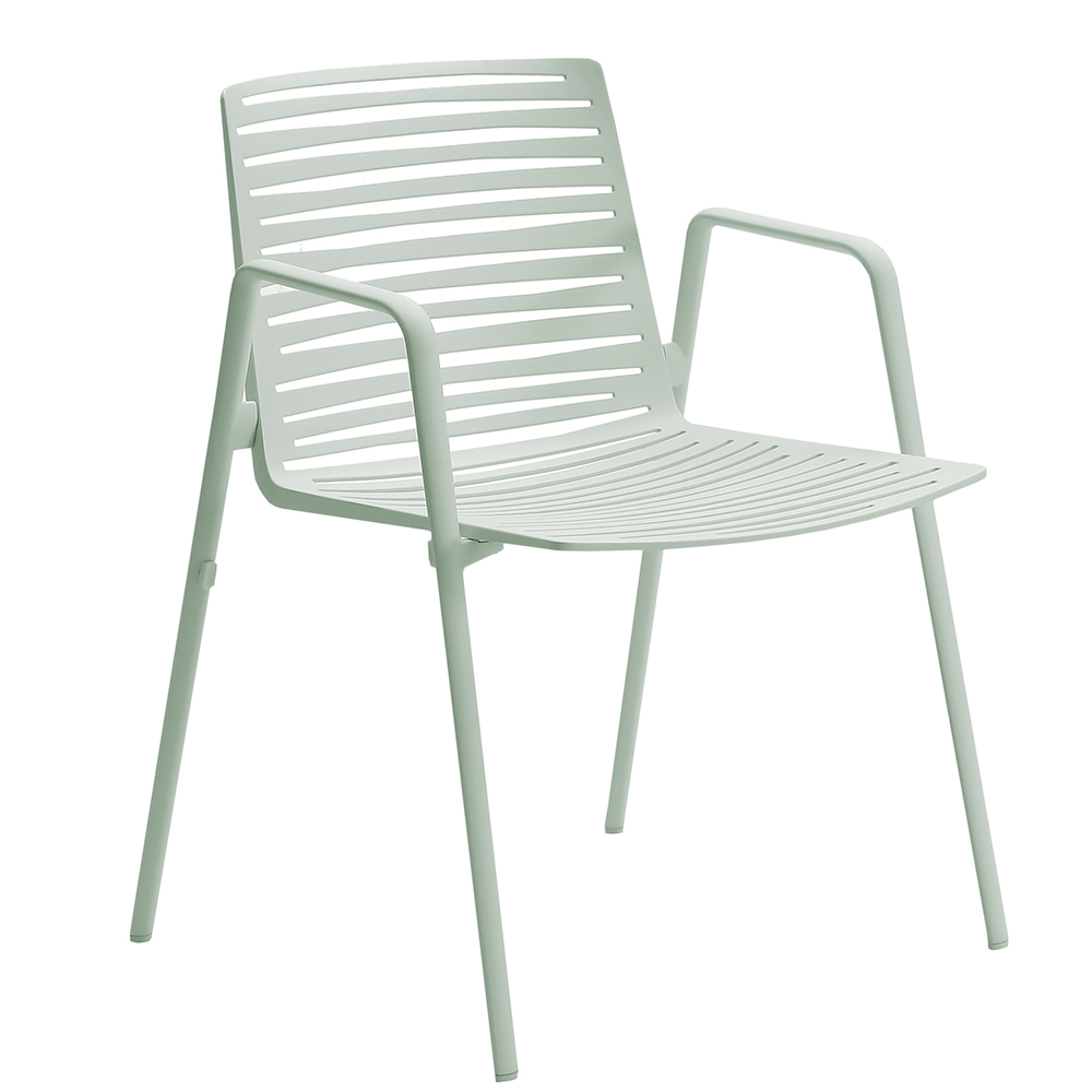 Zebra Stuhl mit Armlehnen grüner tee Fast