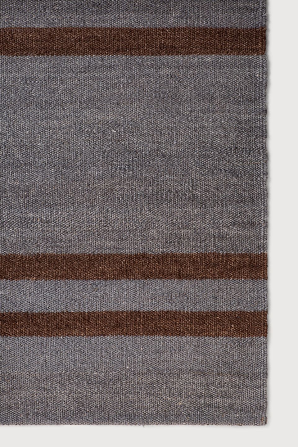 Blue Mazandaran Kilim Teppich 170x240 cm Ethnicraft AUSSTELLUNGSSTÜCK