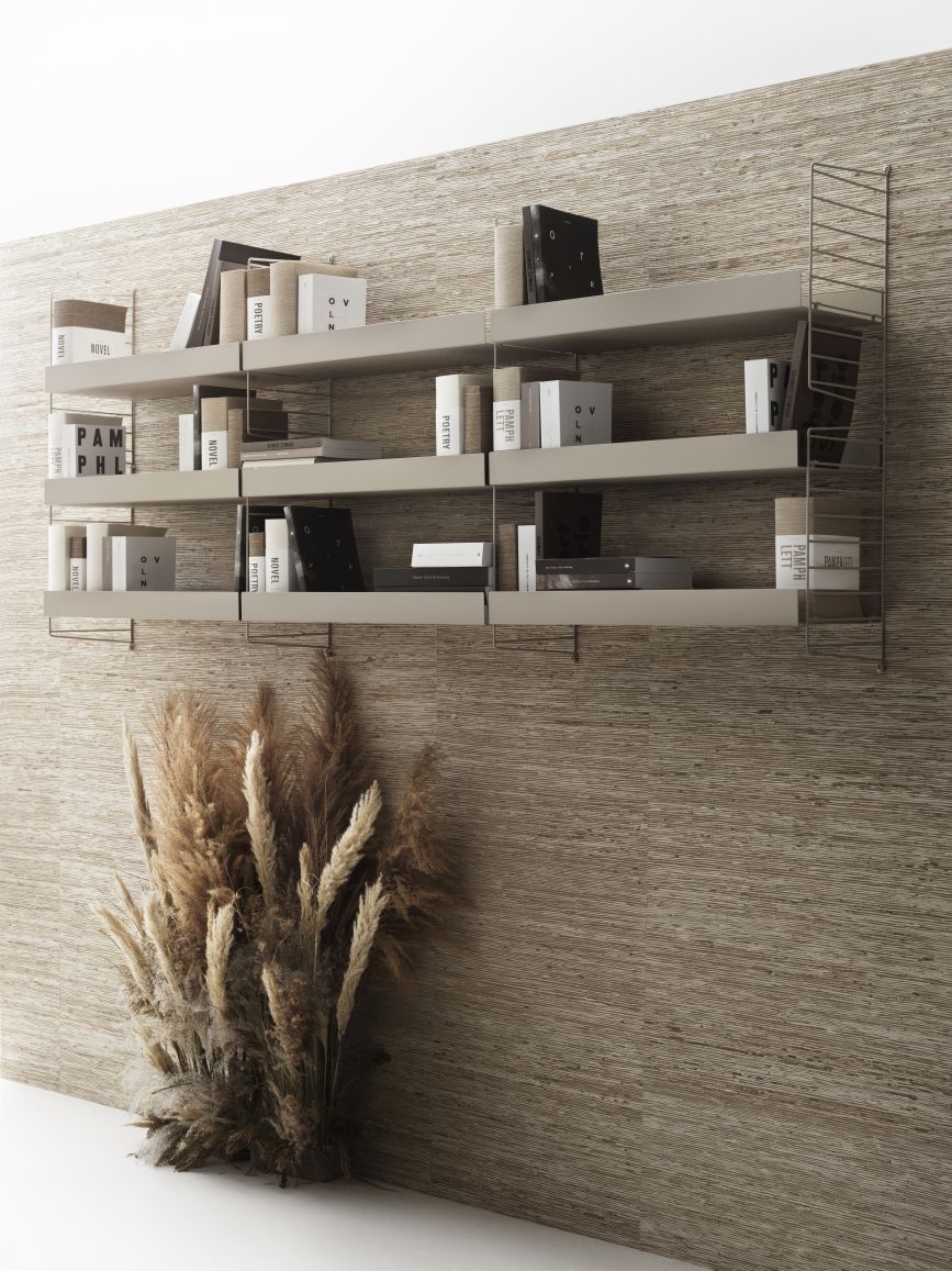 String Küche Wand Regalsystem B String Furniture Beige - Beige