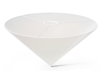 Abat-Jour Conique Lampenschirm für Potence oder Petite Potence Wandleuchte Vitra