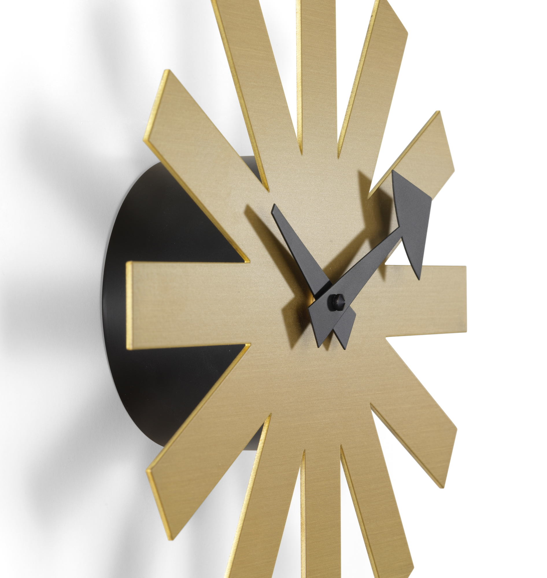 Asterisk Brass Wall Clock Wanduhr Vitra