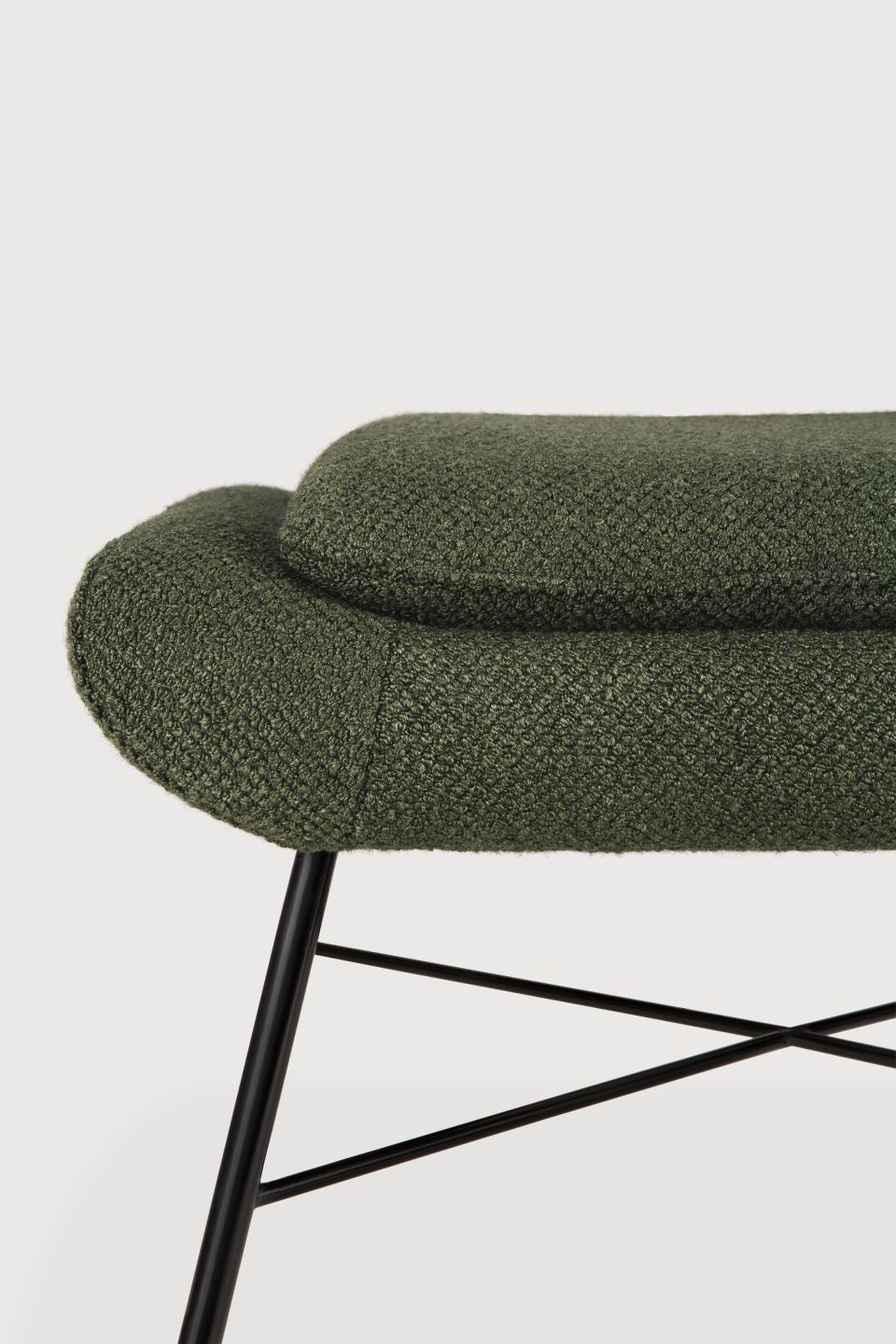 Barrow Polsterhocker Pine Green Ethnicraft