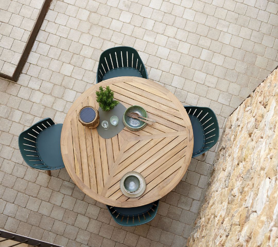 Define Dining Table Rund Outdoor Cane-Line