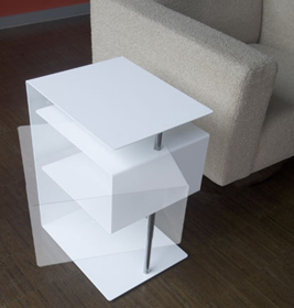 X-Centric Beistelltisch weiß Radius