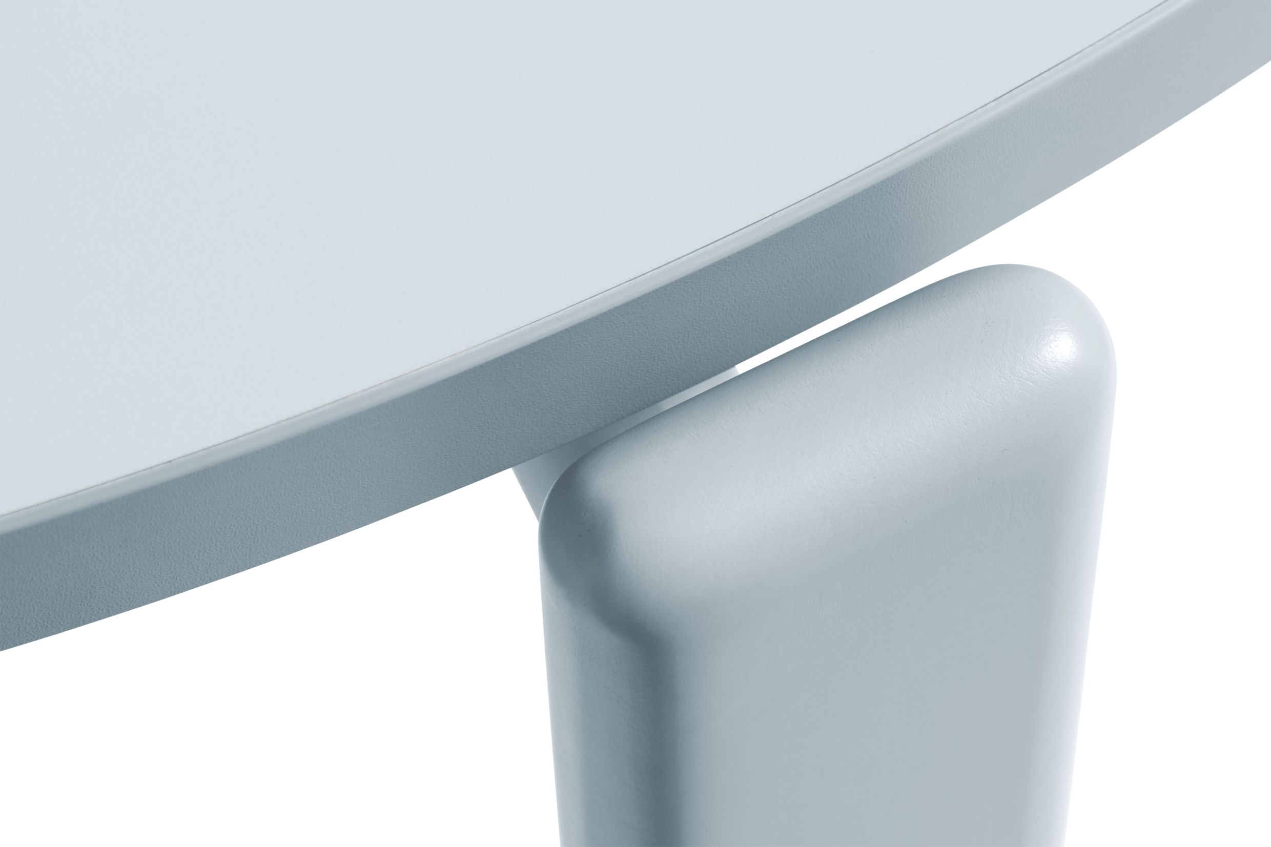 Rey Table Tisch Hay Schieferblau wasserbasierter Lack / Laminat Gull