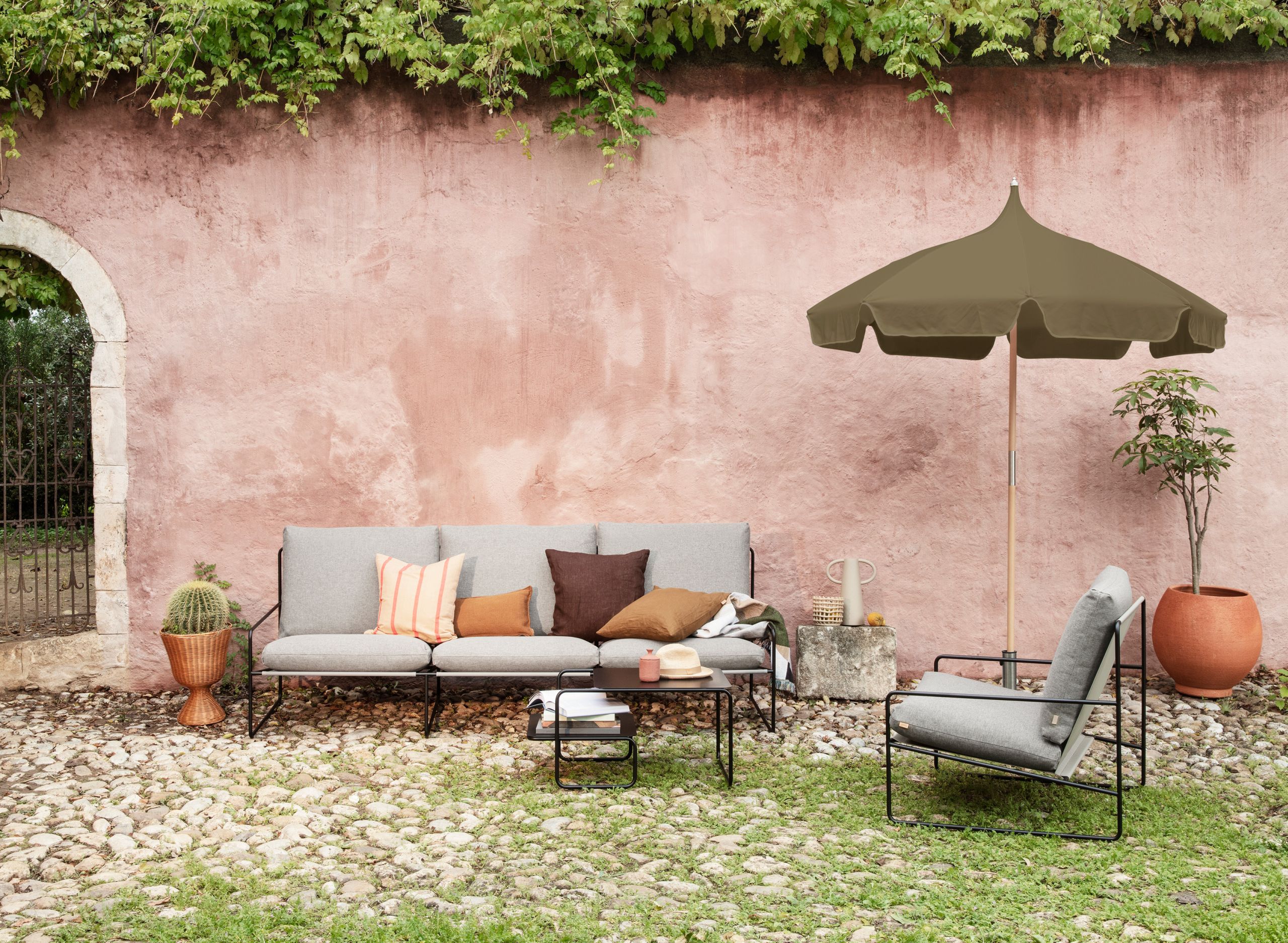 Desert 1- Sitzer Outdoor Sessel Gestell Cashmere Ferm Living