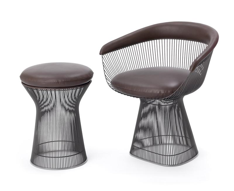 Platner Sitzhocker Knoll International