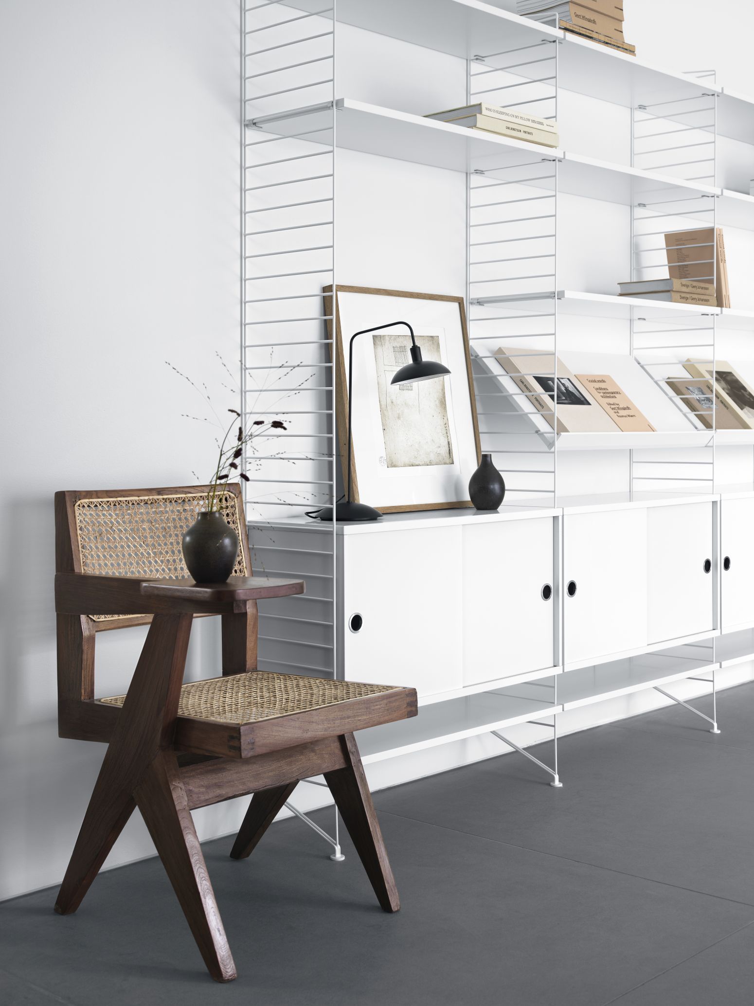 Einzelteil Bodenleiter H 200 cm String Furniture