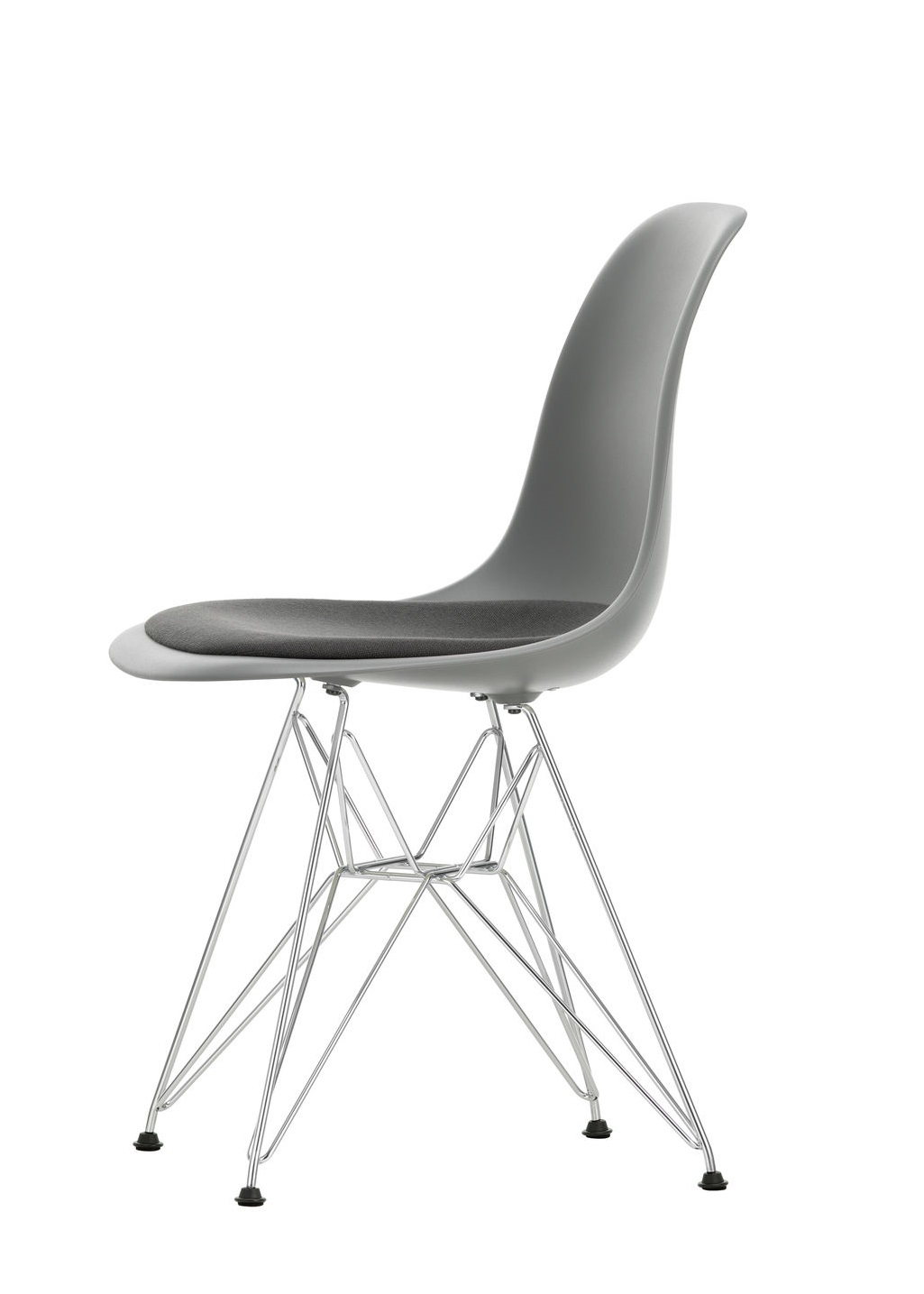 Eames Plastic Side Chair DSR Stuhl mit Sitzpolster Vitra