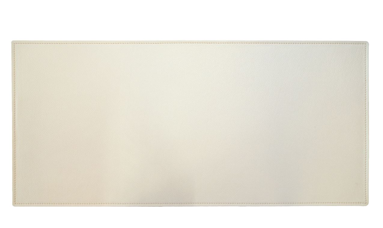 Lederauflage für USM Rollcontainer 50x39,5 cm Leather on Top Weiß