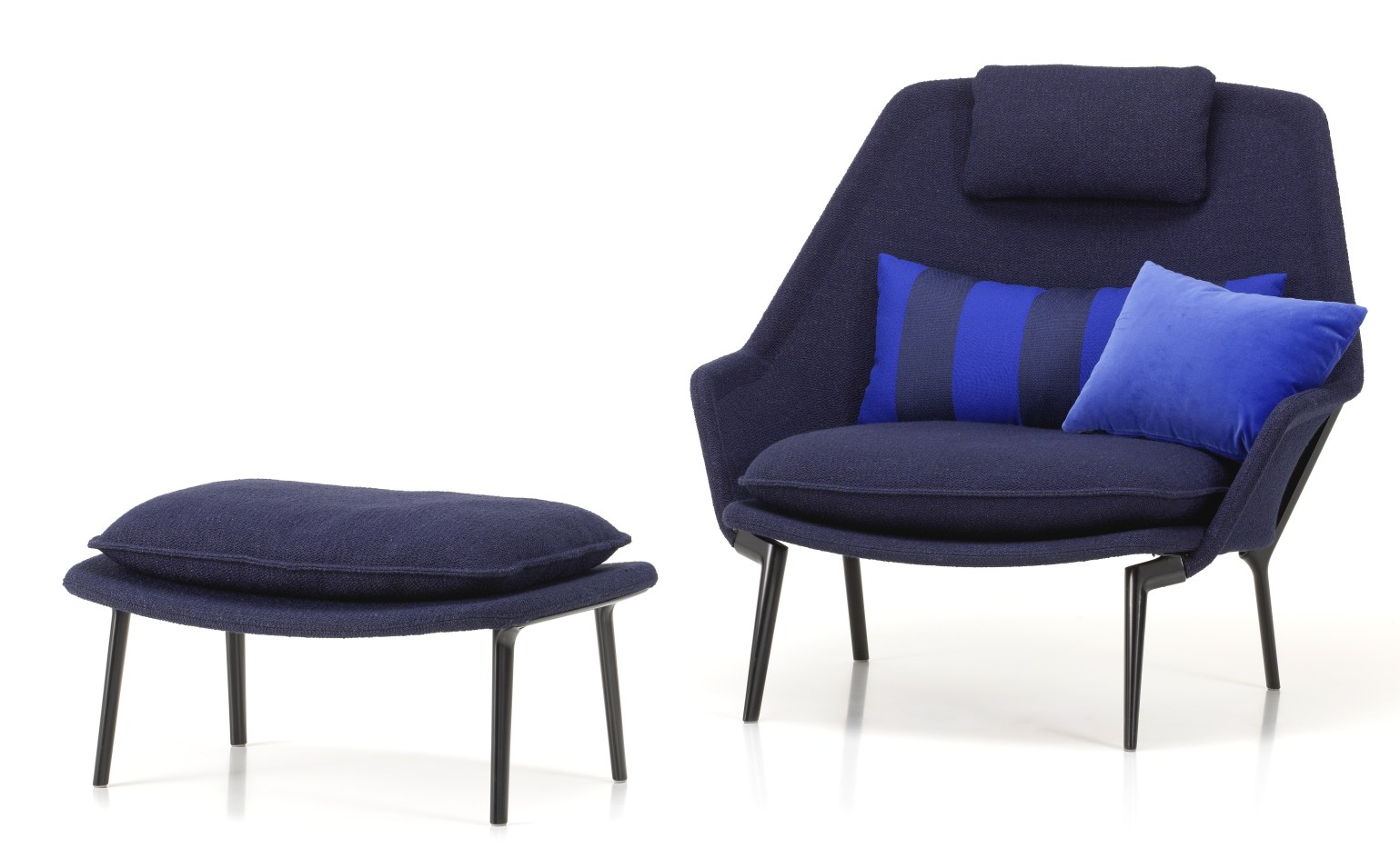 Slow Chair & Ottoman Sessel Stoff Vitra 