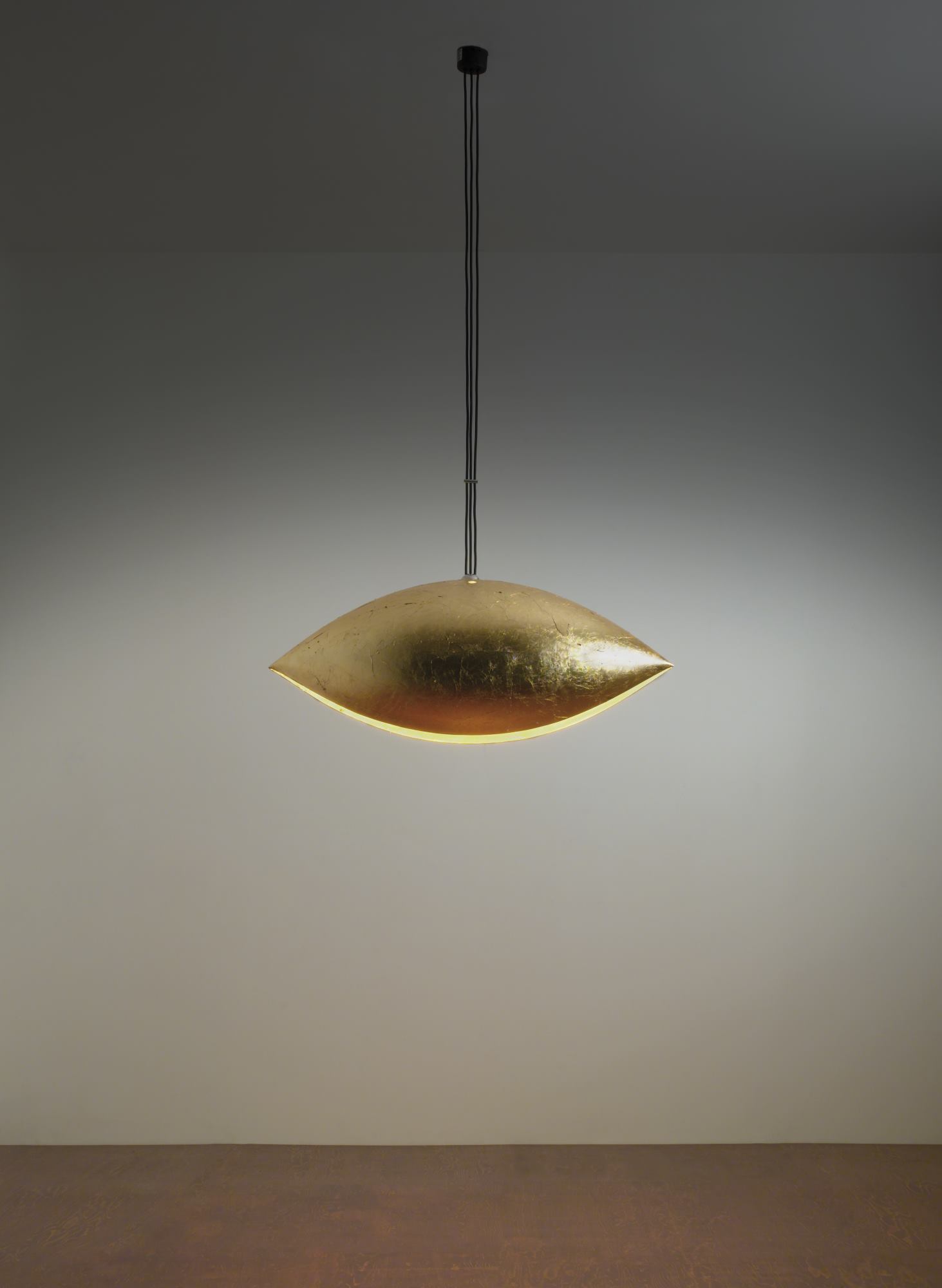 Malagola Hängeleuchte L 55 cm / GOLD Catellani & Smith EINZELSTÜCK